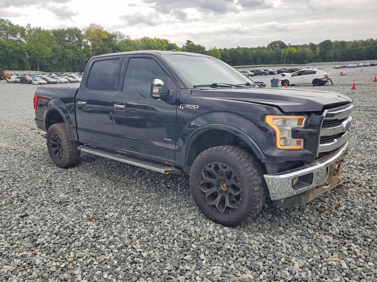 2015 Ford F150 Supercrew Black vin: 1FTEW1EG9FFA52314