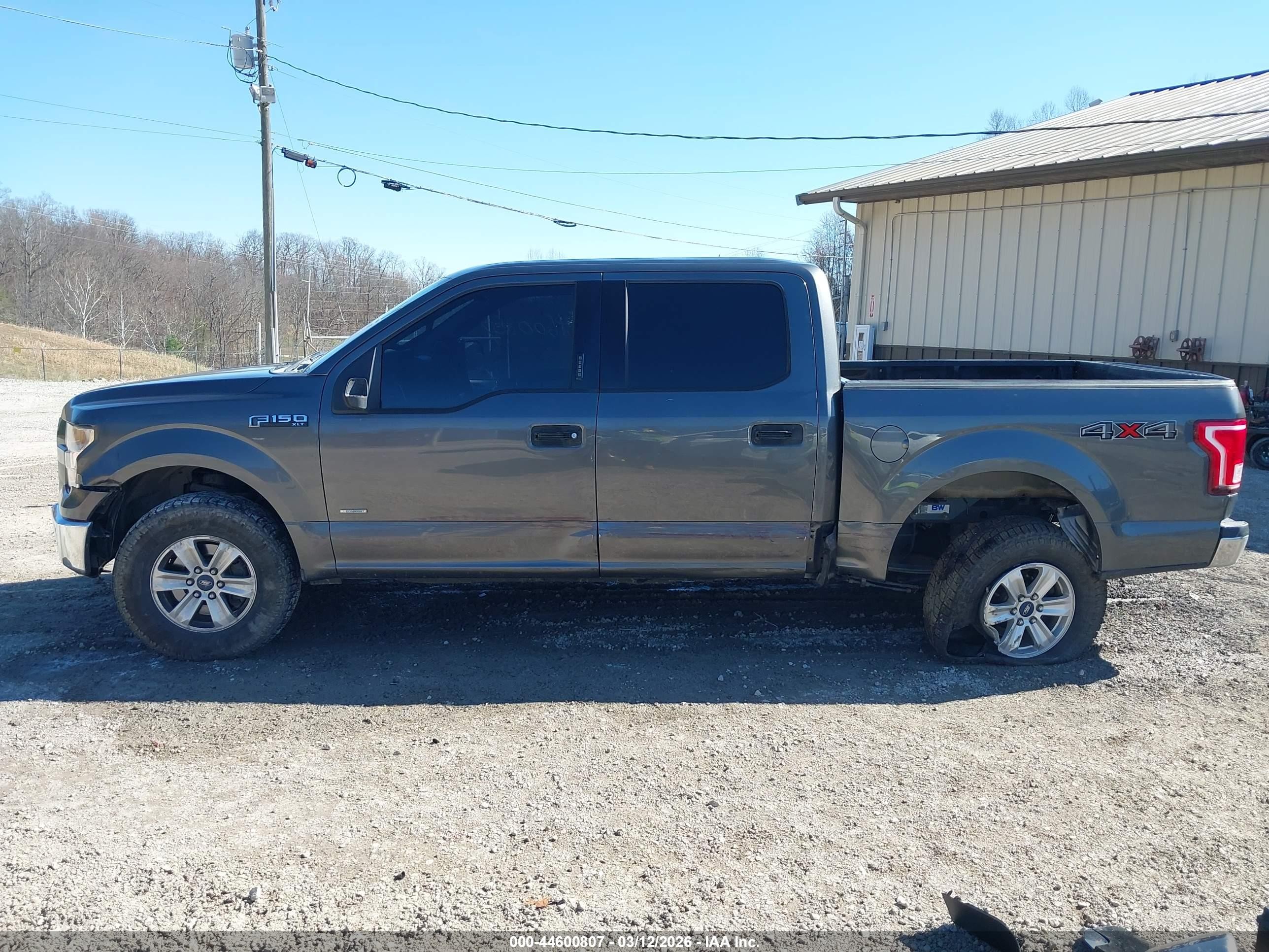 2015 Ford F-150 Xlt Gray vin: 1FTEW1EG9FFA73521