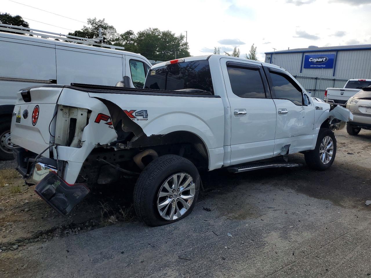2015 Ford F150 Supercrew White vin: 1FTEW1EG9FFB40005