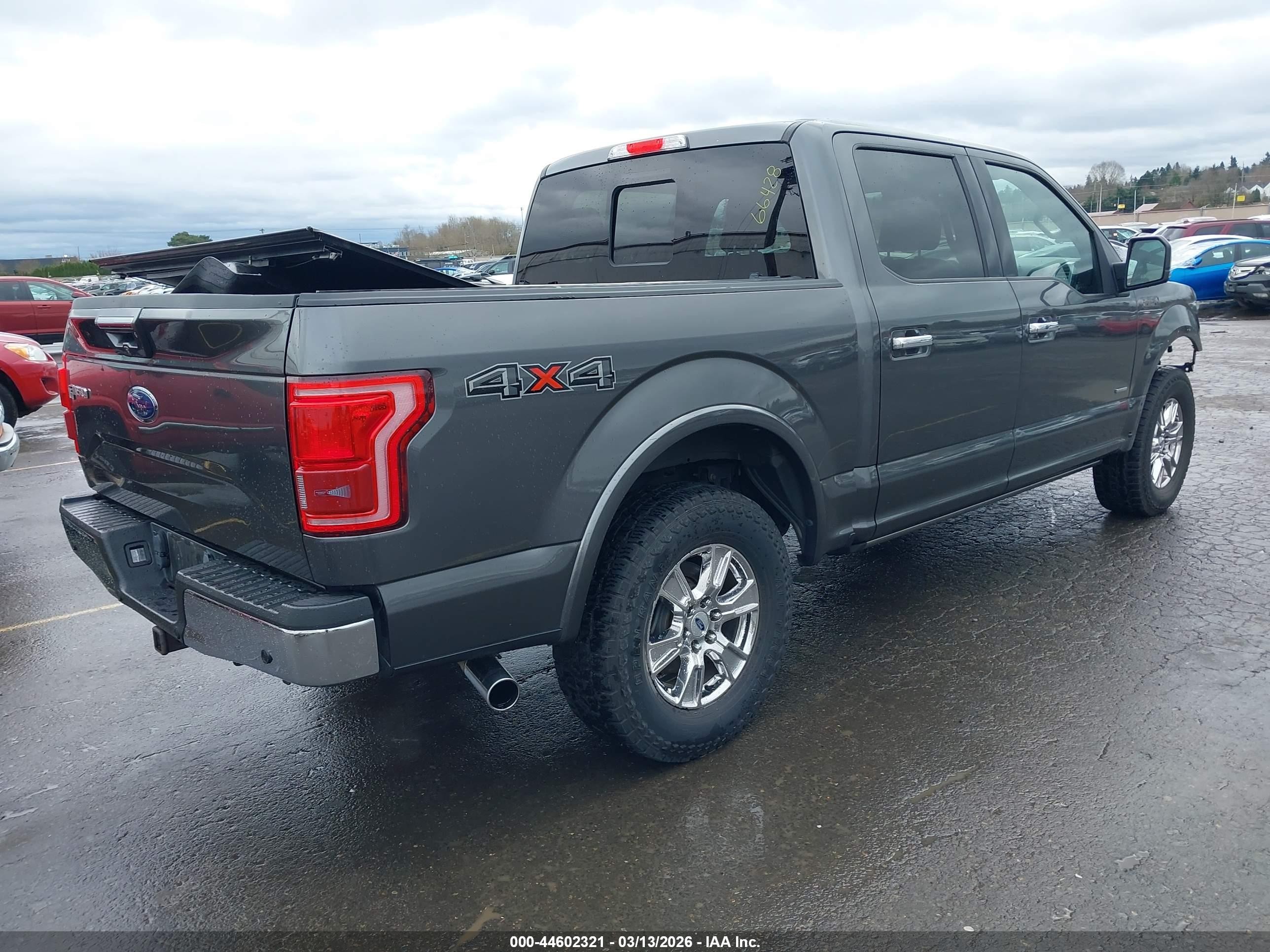 2015 Ford F-150 Lariat Black vin: 1FTEW1EG9FFB41462