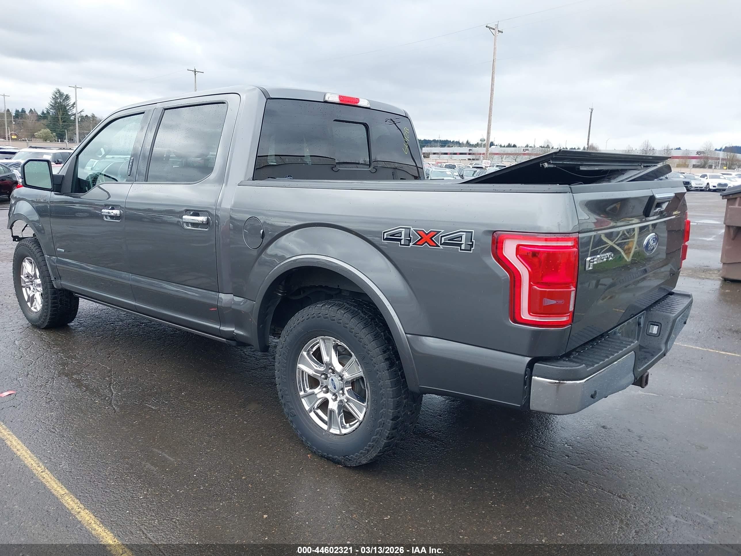 2015 Ford F-150 Lariat Black vin: 1FTEW1EG9FFB41462