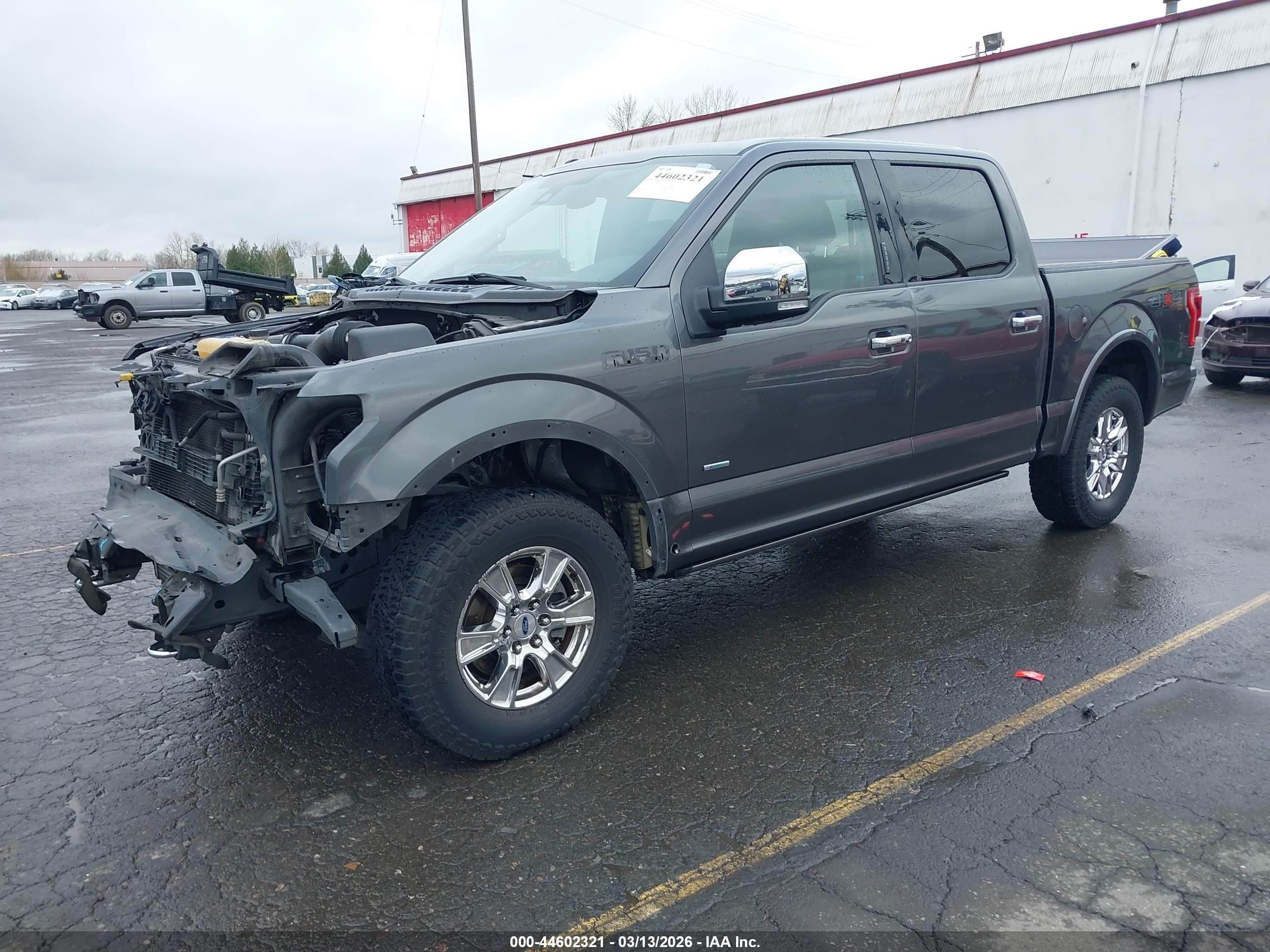 2015 Ford F-150 Lariat Black vin: 1FTEW1EG9FFB41462
