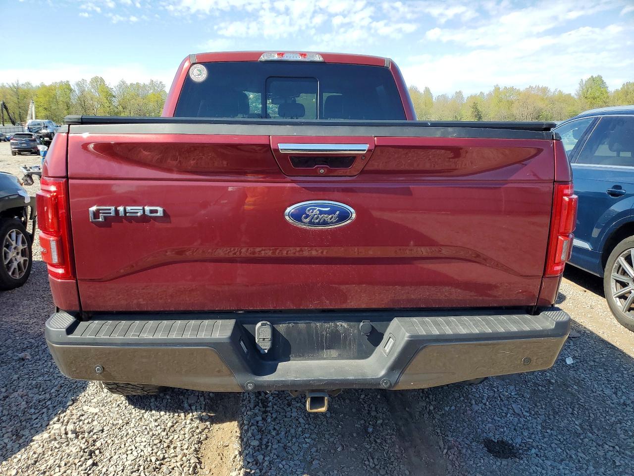 2015 Ford F150 Supercrew Burgundy vin: 1FTEW1EG9FFB53627
