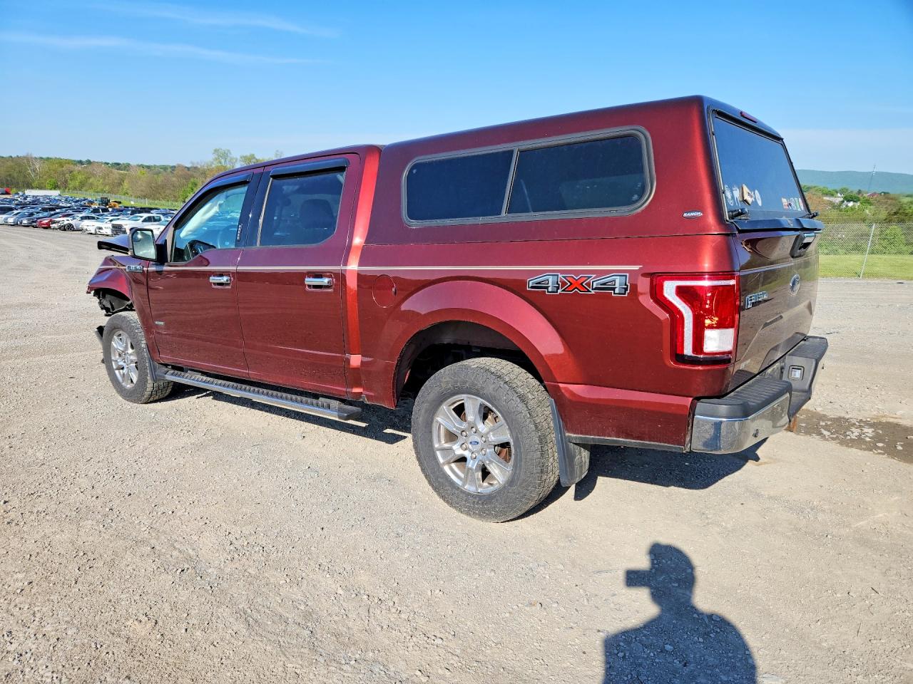 2015 Ford F150 Supercrew Brown vin: 1FTEW1EG9FFB65728