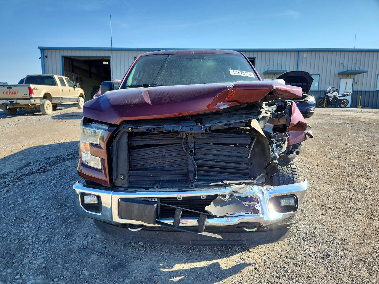 2015 Ford F150 Supercrew Brown vin: 1FTEW1EG9FFB65728