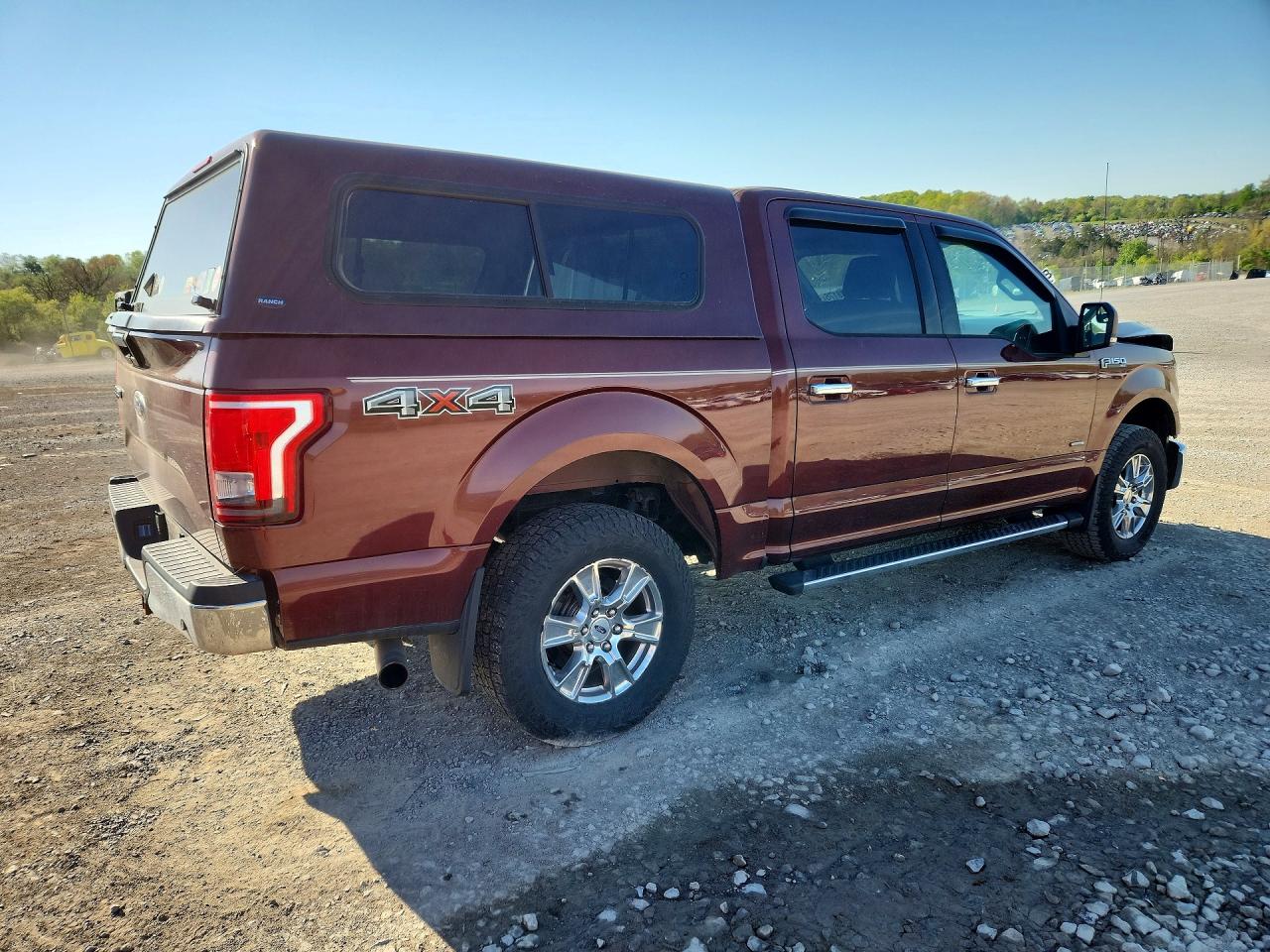 2015 Ford F150 Supercrew Brown vin: 1FTEW1EG9FFB65728