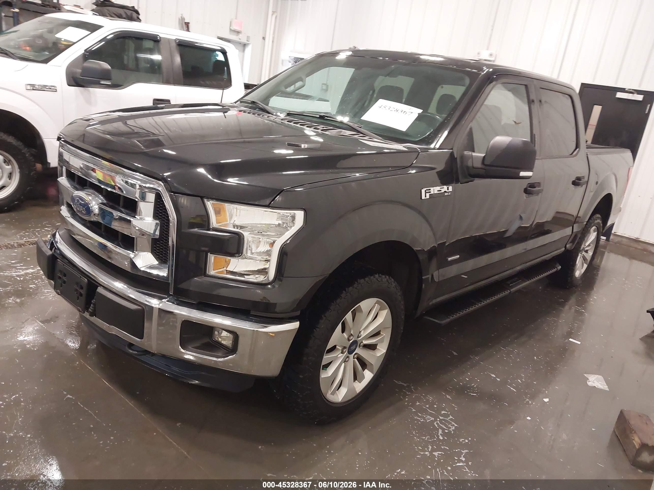 2015 Ford F-150 Xlt Black vin: 1FTEW1EG9FFB79659