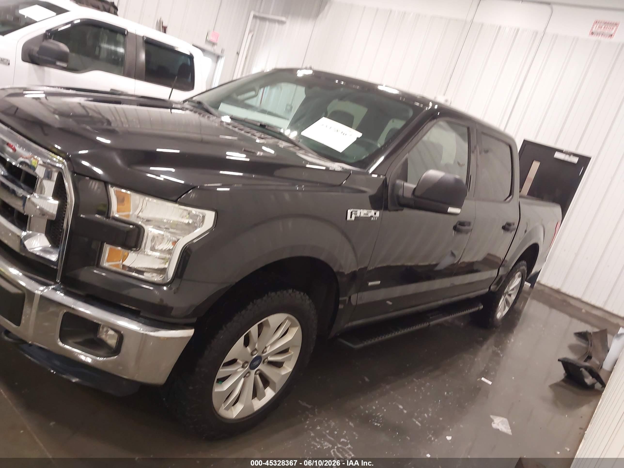 2015 Ford F-150 Xlt Black vin: 1FTEW1EG9FFB79659