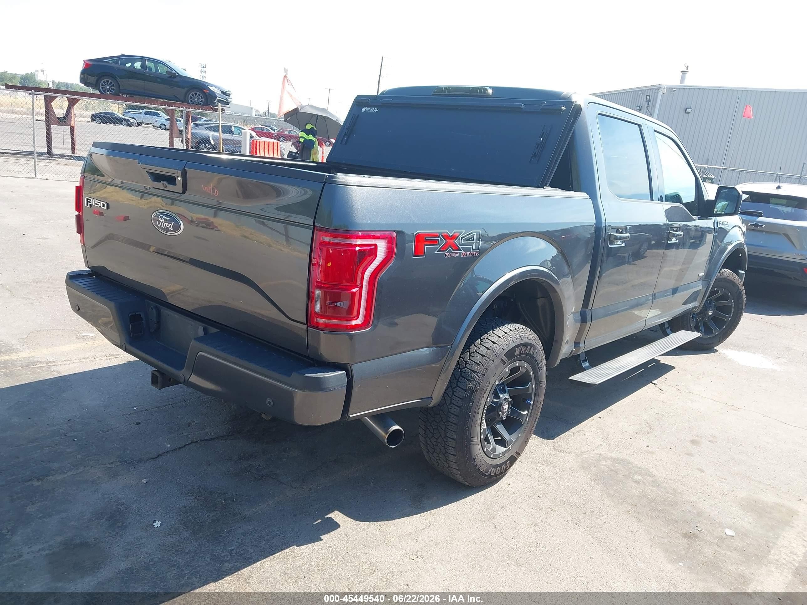 2015 Ford F-150 King Ranch/lariat/platinum/xl/xlt Gray vin: 1FTEW1EG9FFC24177