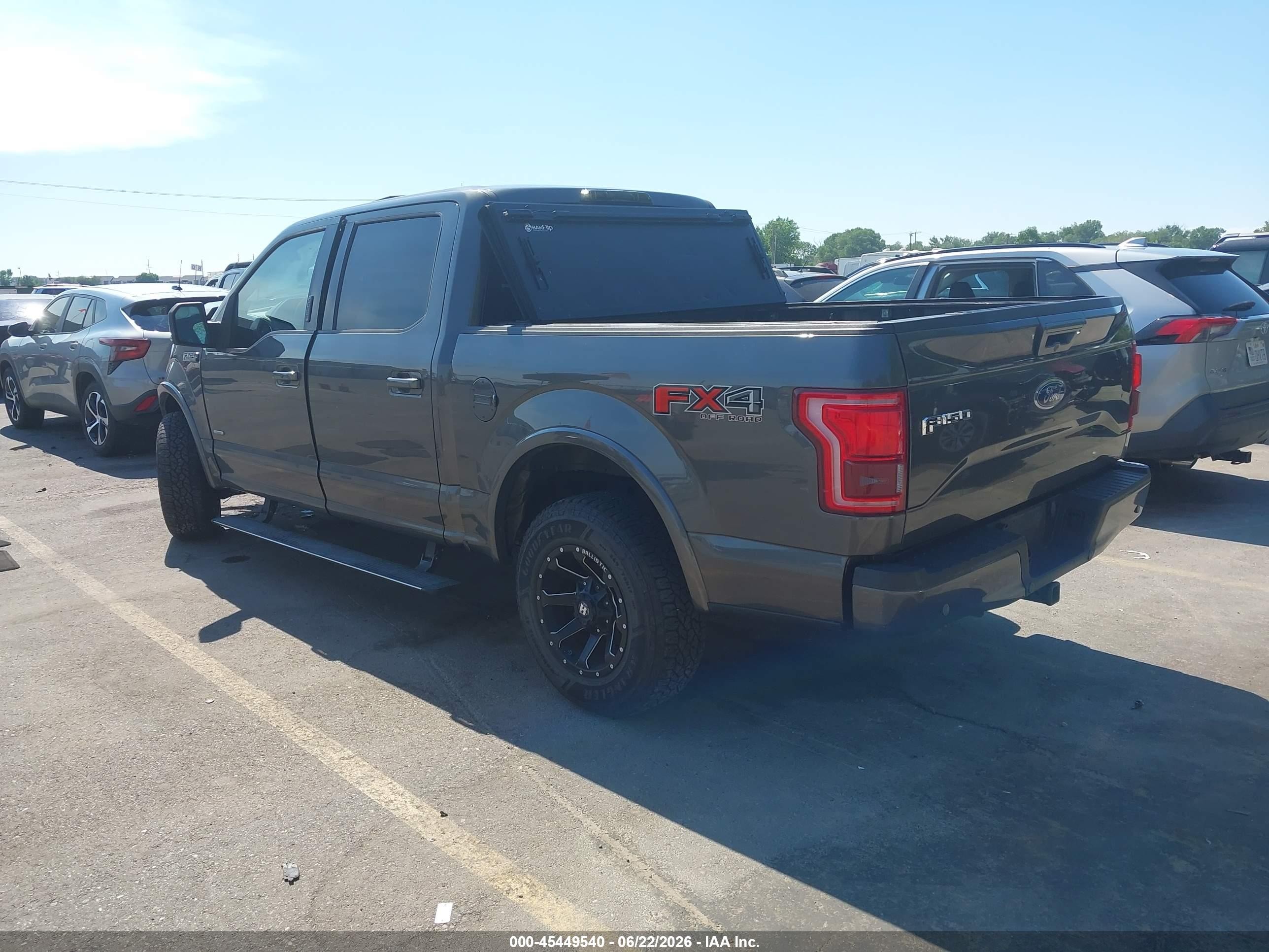 2015 Ford F-150 King Ranch/lariat/platinum/xl/xlt Gray vin: 1FTEW1EG9FFC24177