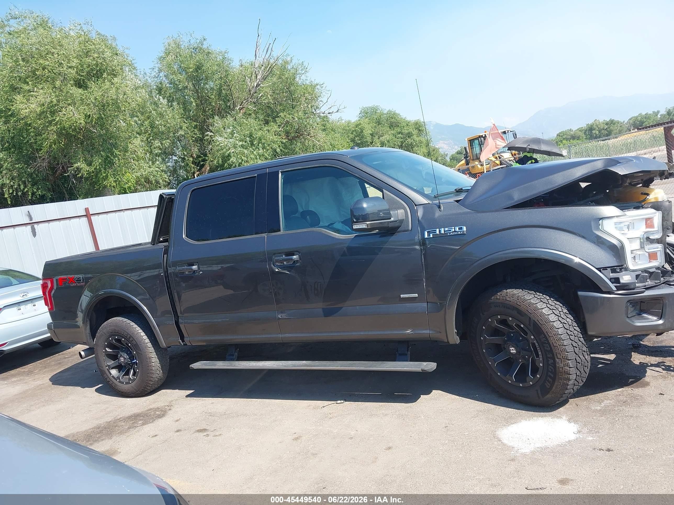 2015 Ford F-150 King Ranch/lariat/platinum/xl/xlt Gray vin: 1FTEW1EG9FFC24177