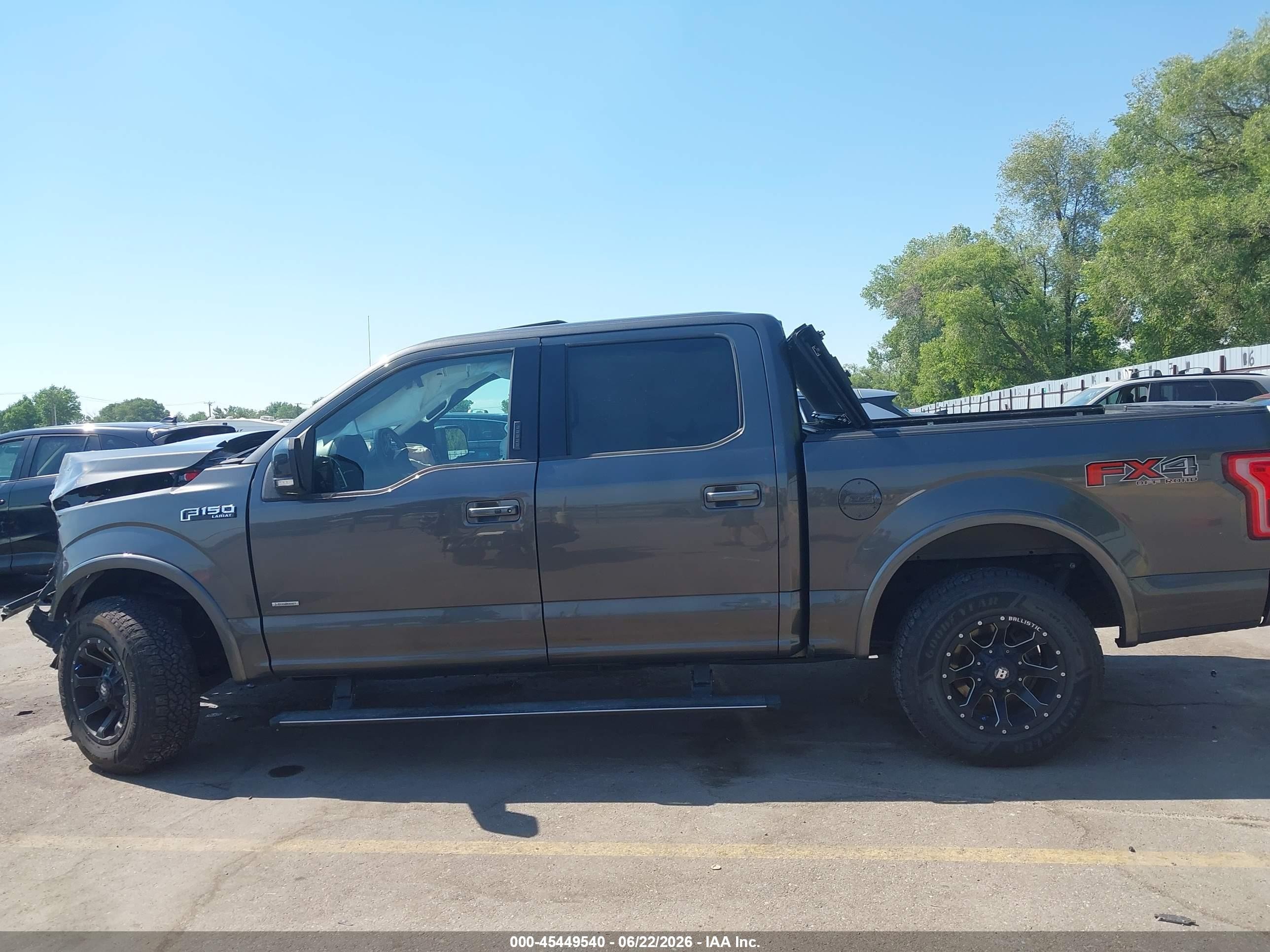 2015 Ford F-150 King Ranch/lariat/platinum/xl/xlt Gray vin: 1FTEW1EG9FFC24177