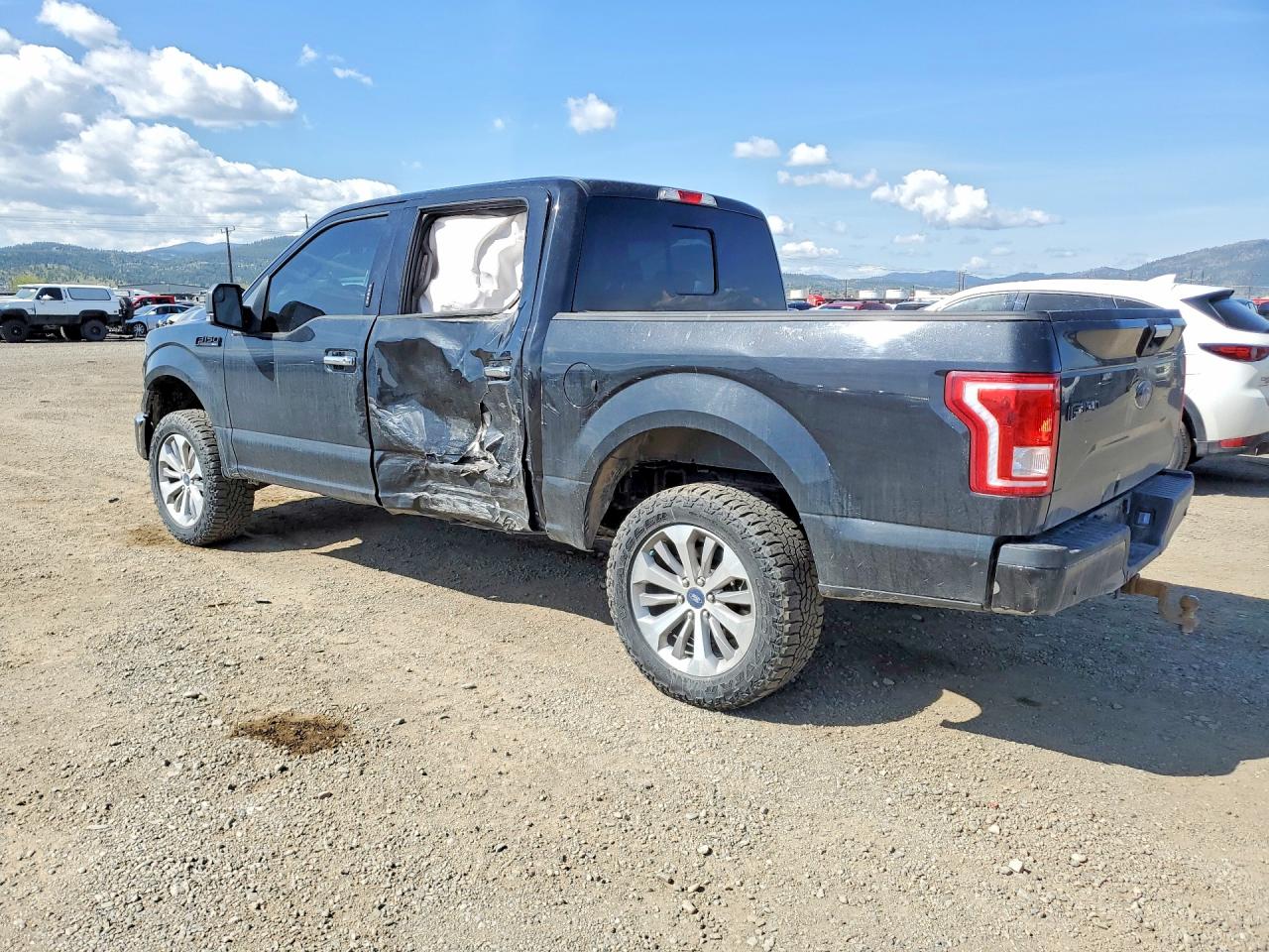2015 Ford F150 Supercrew Черный vin: 1FTEW1EG9FFC38497