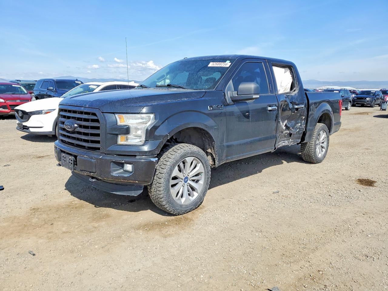 2015 Ford F150 Supercrew Black vin: 1FTEW1EG9FFC38497