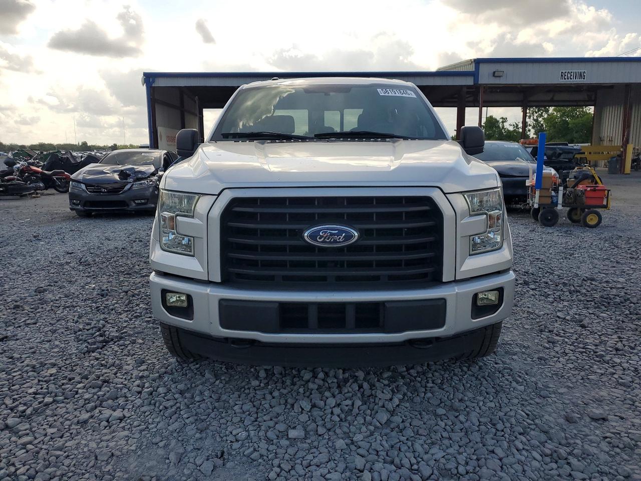 2015 Ford F150 Supercrew Silver vin: 1FTEW1EG9FFC47264