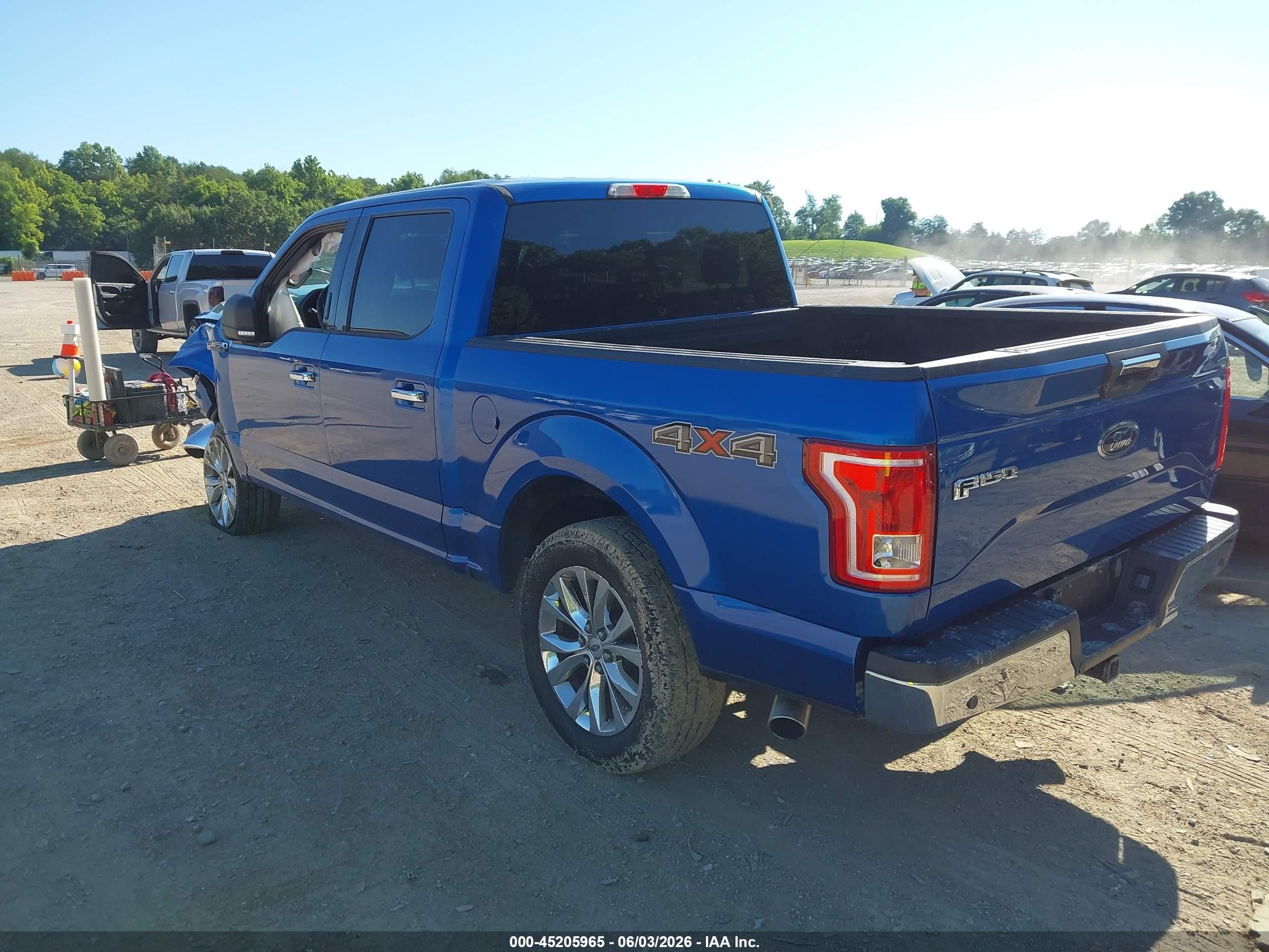 2015 Ford F-150 Xlt Blue vin: 1FTEW1EG9FFC71516