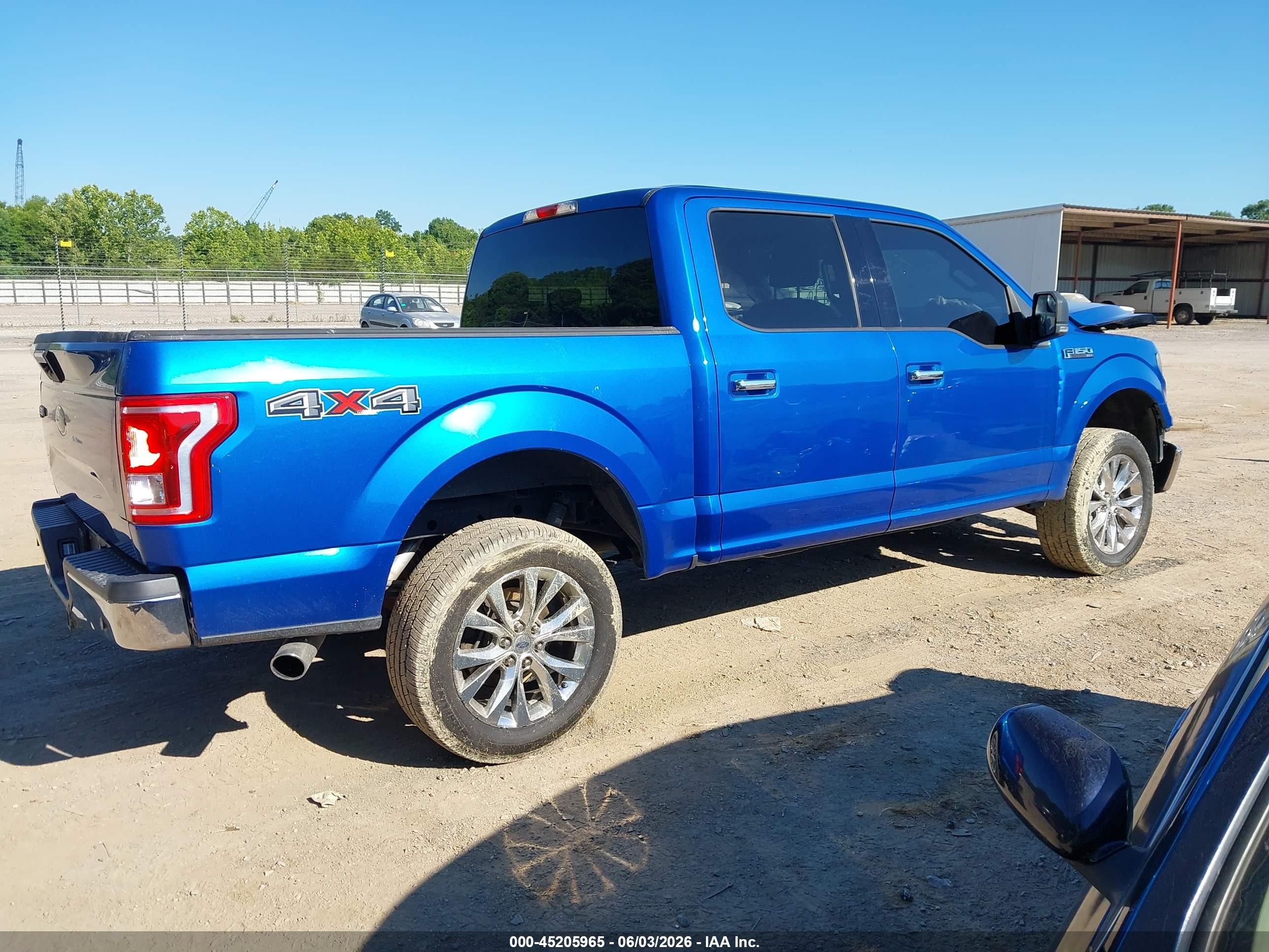 2015 Ford F-150 Xlt Blue vin: 1FTEW1EG9FFC71516
