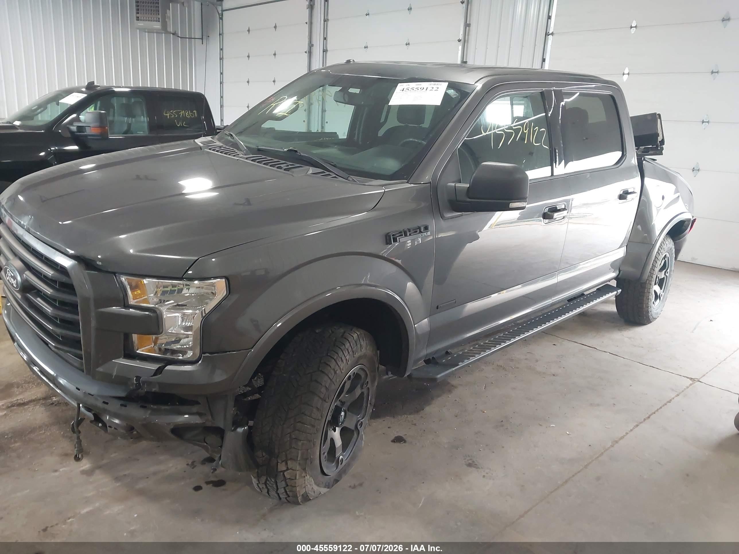 2015 Ford F-150 King Ranch/lariat/platinum/xl/xlt Gray vin: 1FTEW1EG9FKF17830