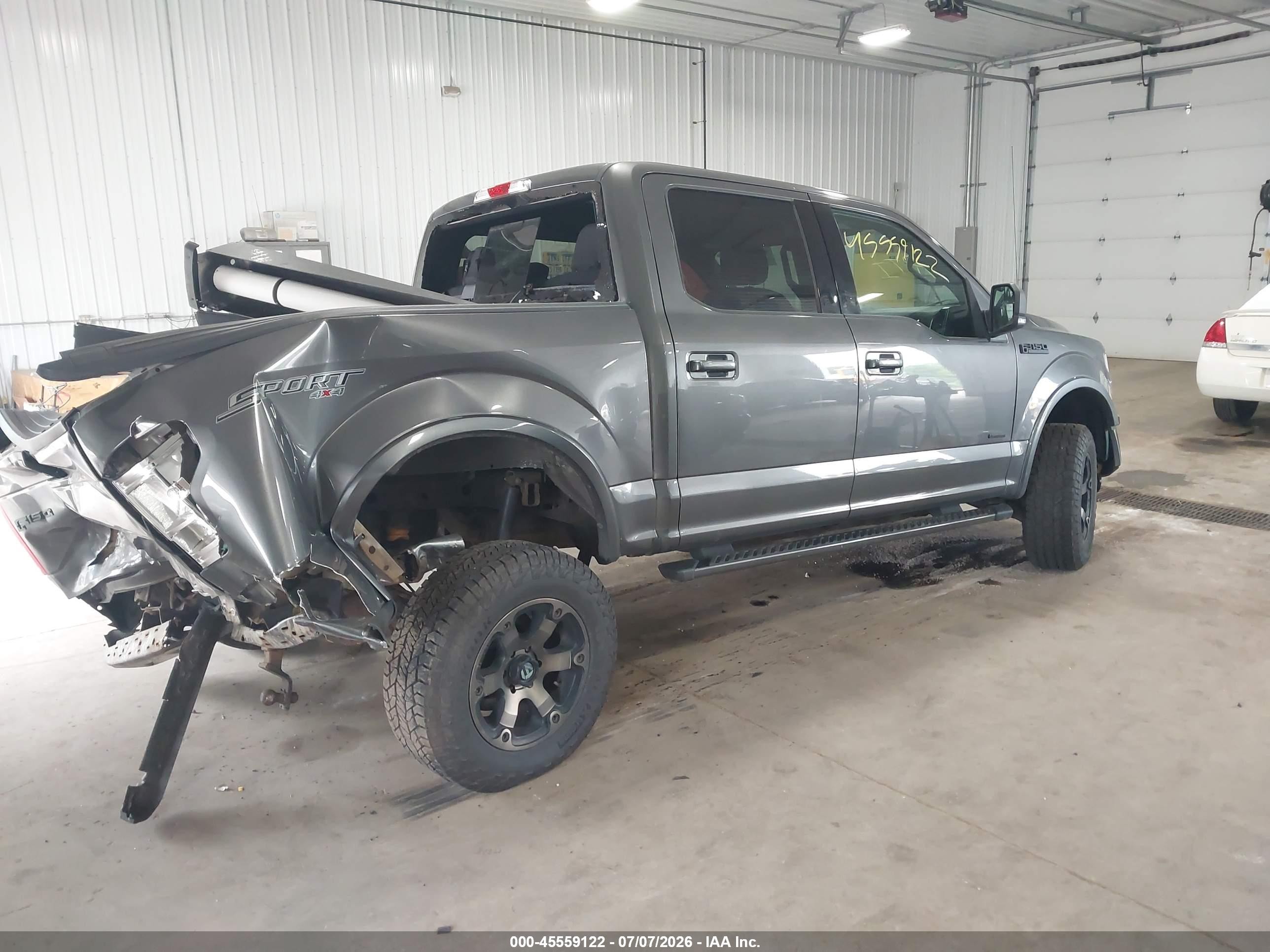 2015 Ford F-150 King Ranch/lariat/platinum/xl/xlt Gray vin: 1FTEW1EG9FKF17830
