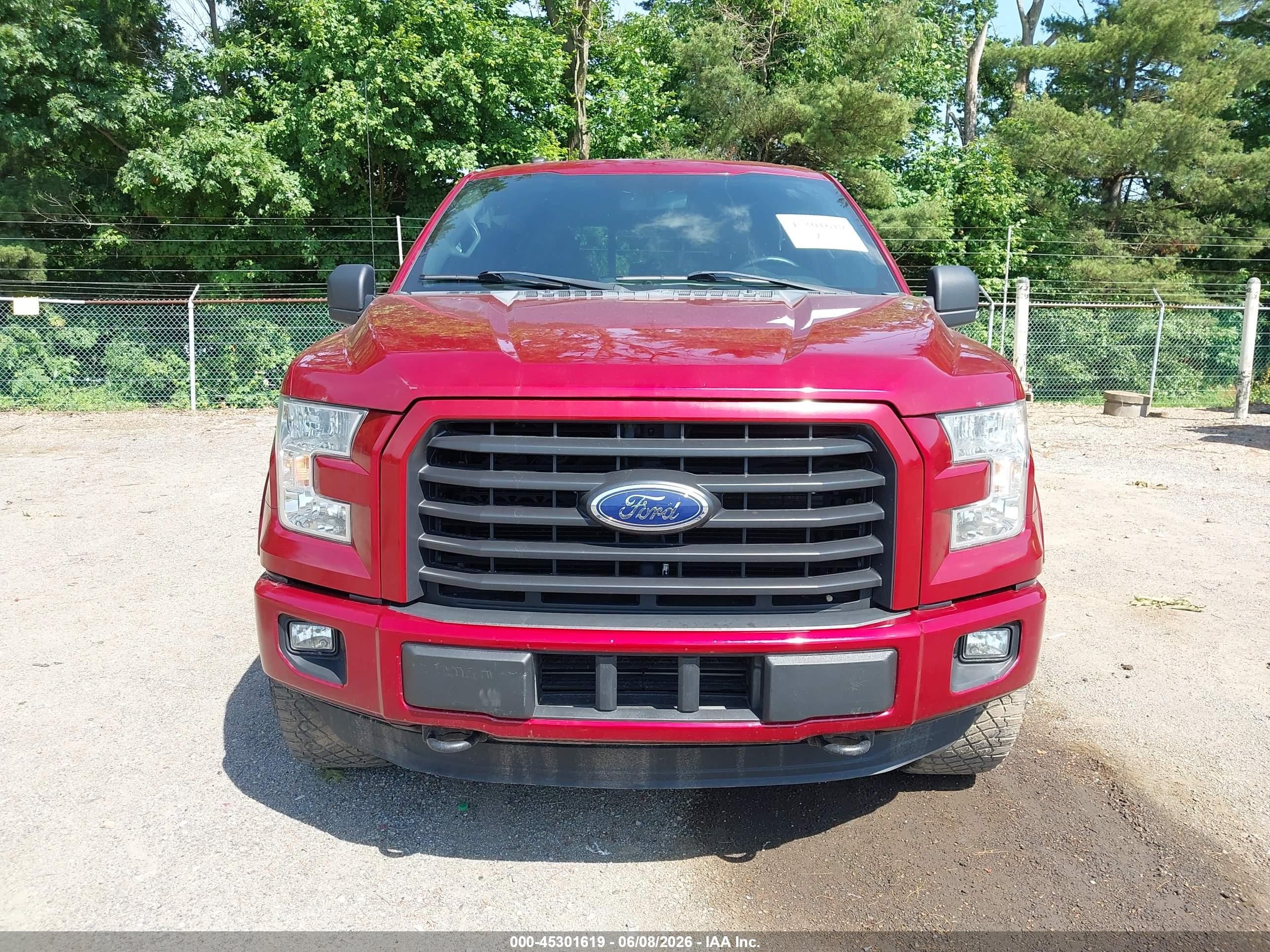 2016 Ford F-150 Xlt Красный vin: 1FTEW1EG9GFA94029
