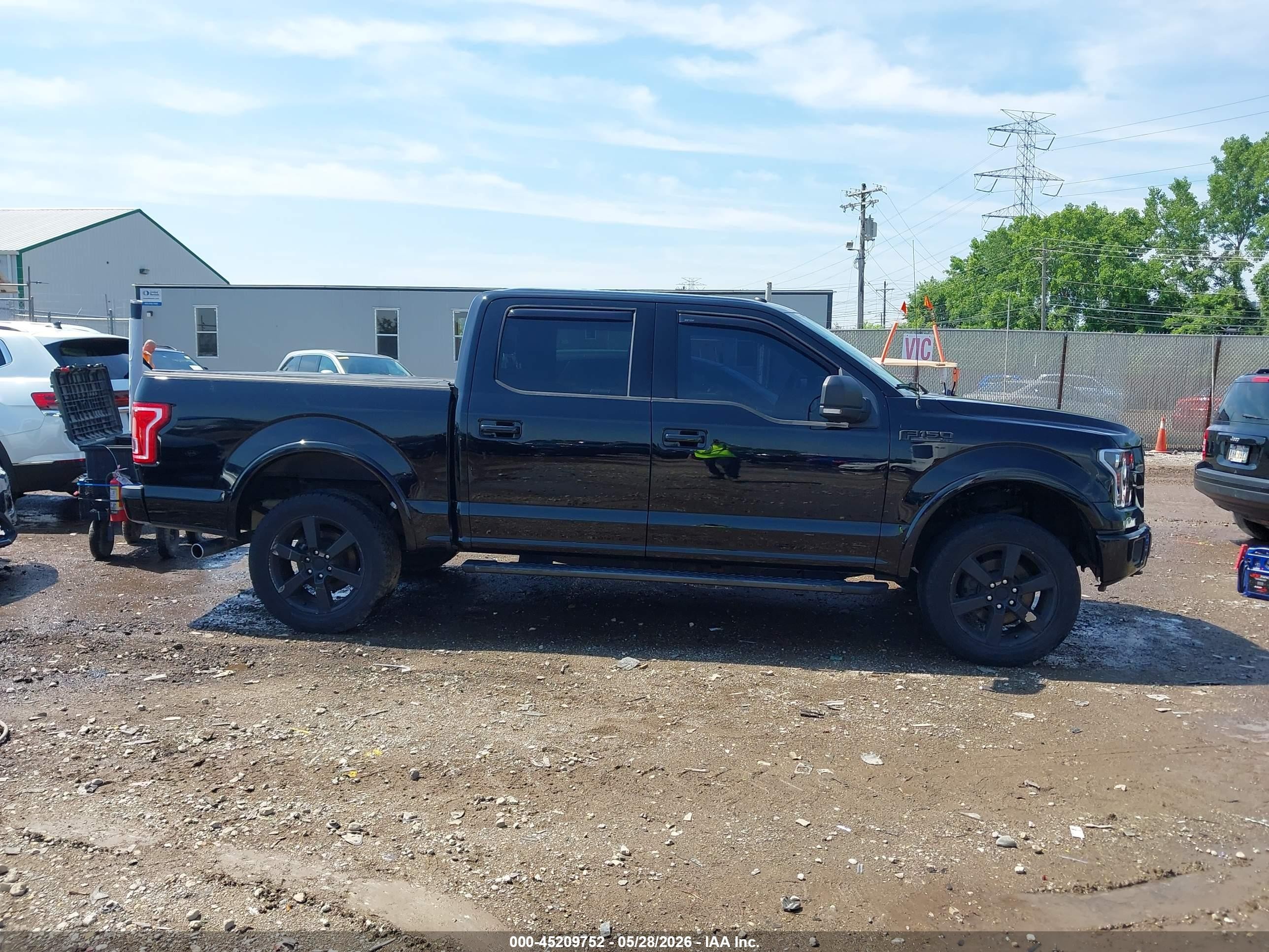 2017 Ford F-150 Xlt Black vin: 1FTEW1EG9HFA43907