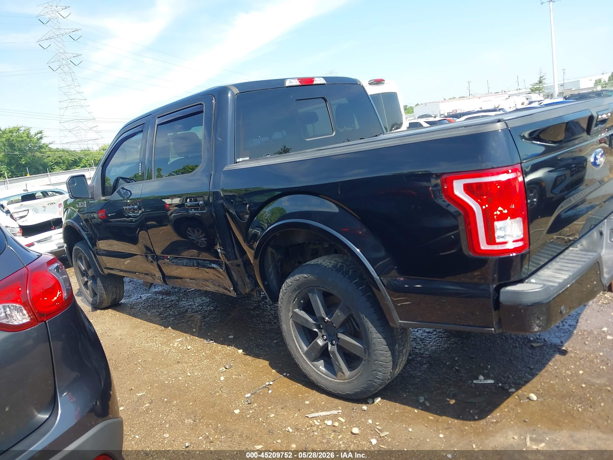 2017 Ford F-150 Xlt Black vin: 1FTEW1EG9HFA43907