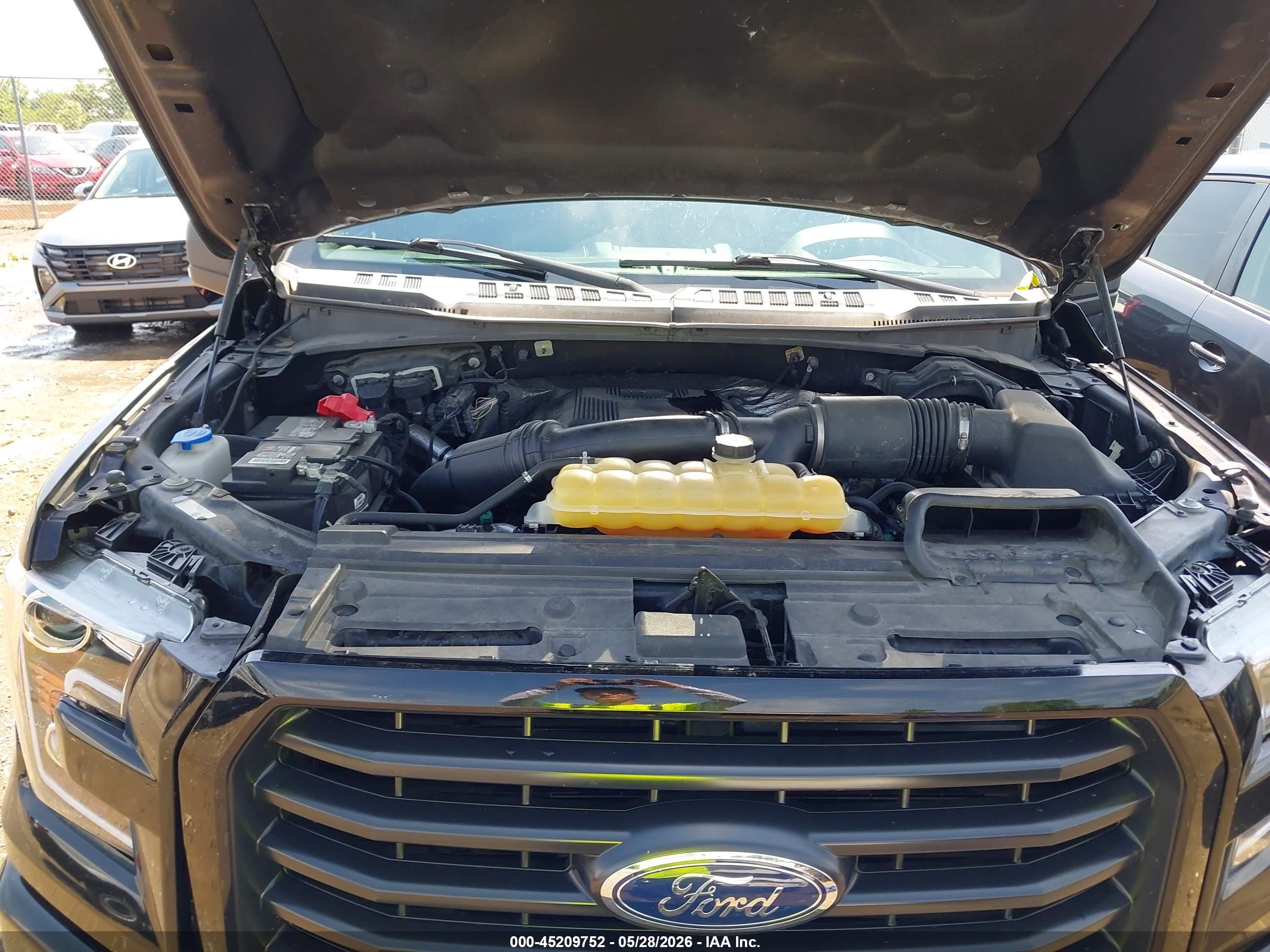 2017 Ford F-150 Xlt Black vin: 1FTEW1EG9HFA43907