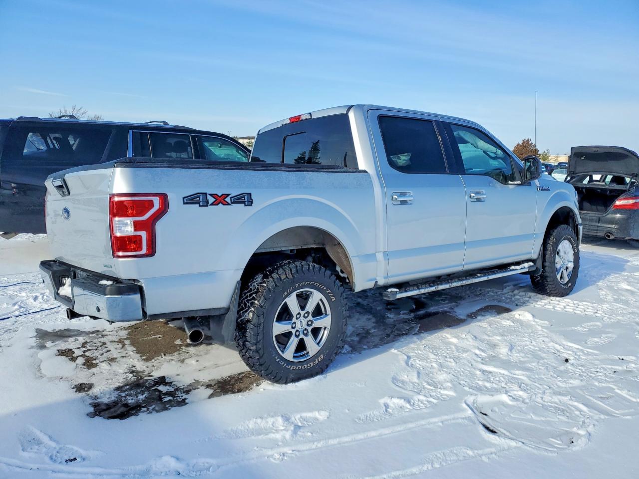 2018 Ford F150 Supercrew Silver vin: 1FTEW1EG9JFB53684