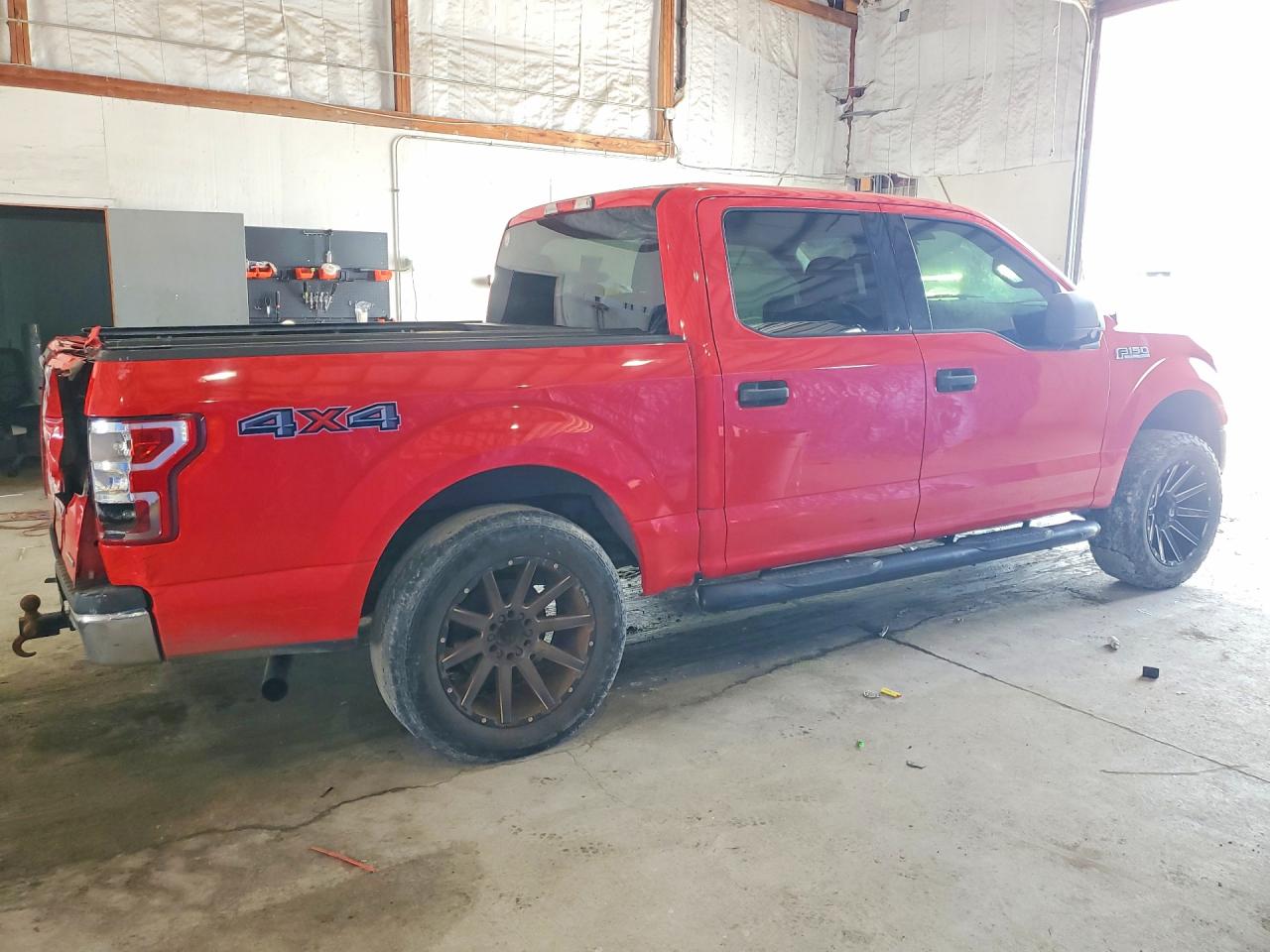 2018 Ford F150 Supercrew Красный vin: 1FTEW1EG9JFC80371