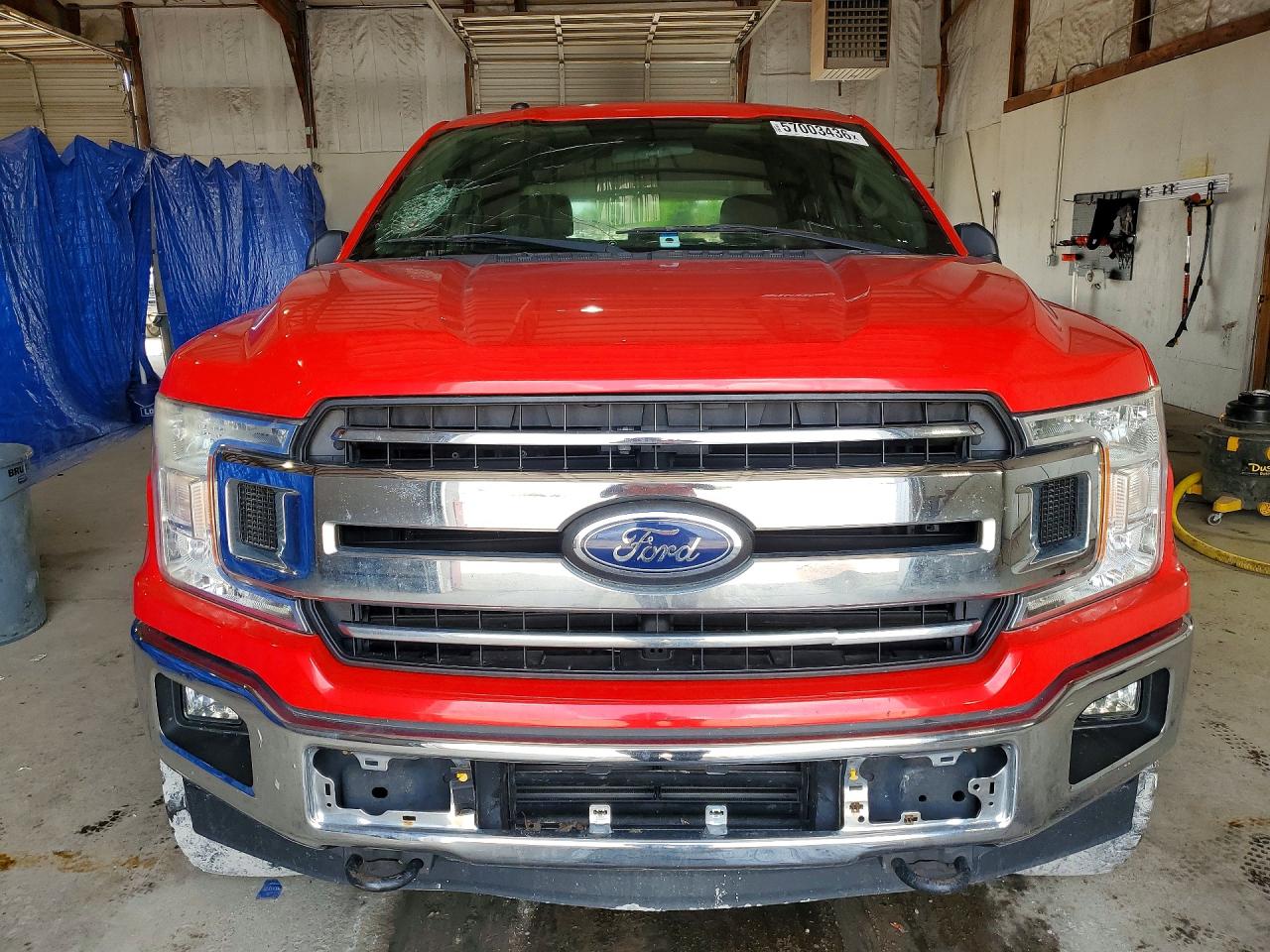 2018 Ford F150 Supercrew Красный vin: 1FTEW1EG9JFC80371