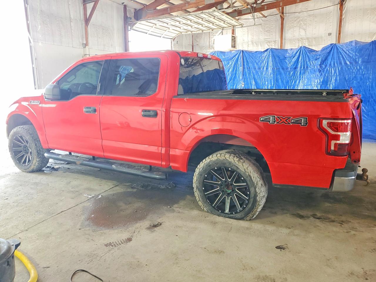 2018 Ford F150 Supercrew Красный vin: 1FTEW1EG9JFC80371
