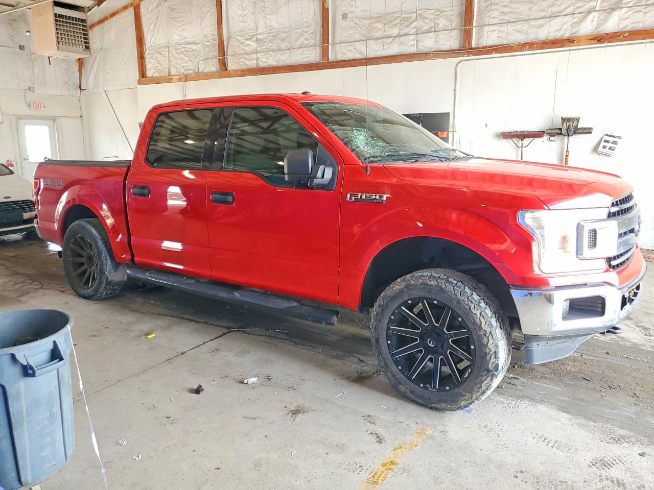 2018 Ford F150 Supercrew Красный vin: 1FTEW1EG9JFC80371