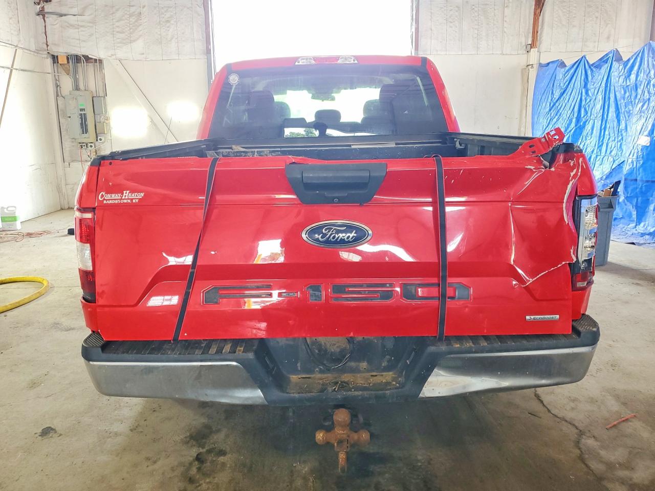 2018 Ford F150 Supercrew Красный vin: 1FTEW1EG9JFC80371