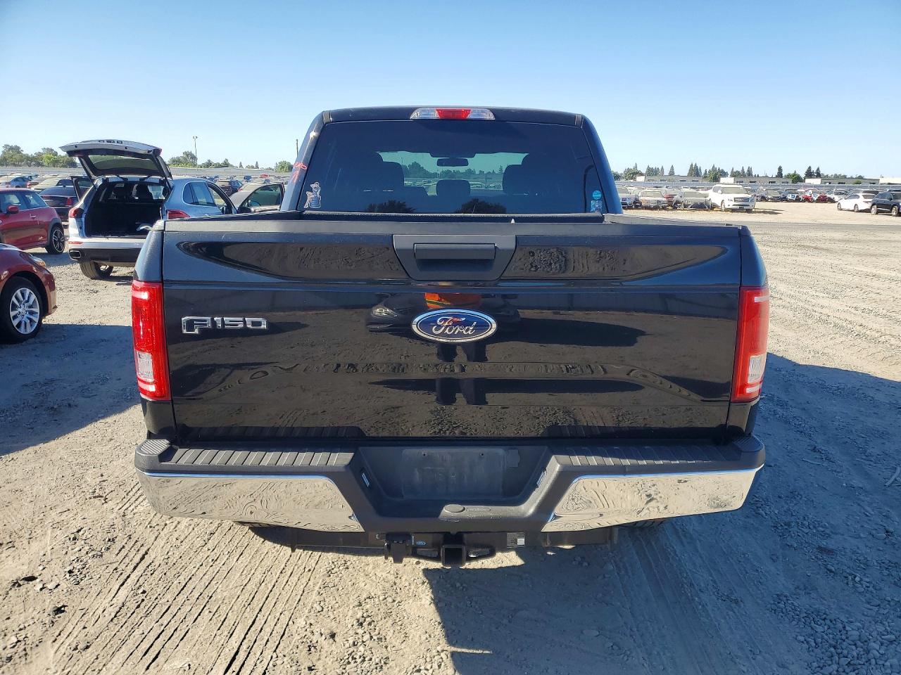 2015 Ford F150 Supercrew Black vin: 1FTEW1EGXFFA16809