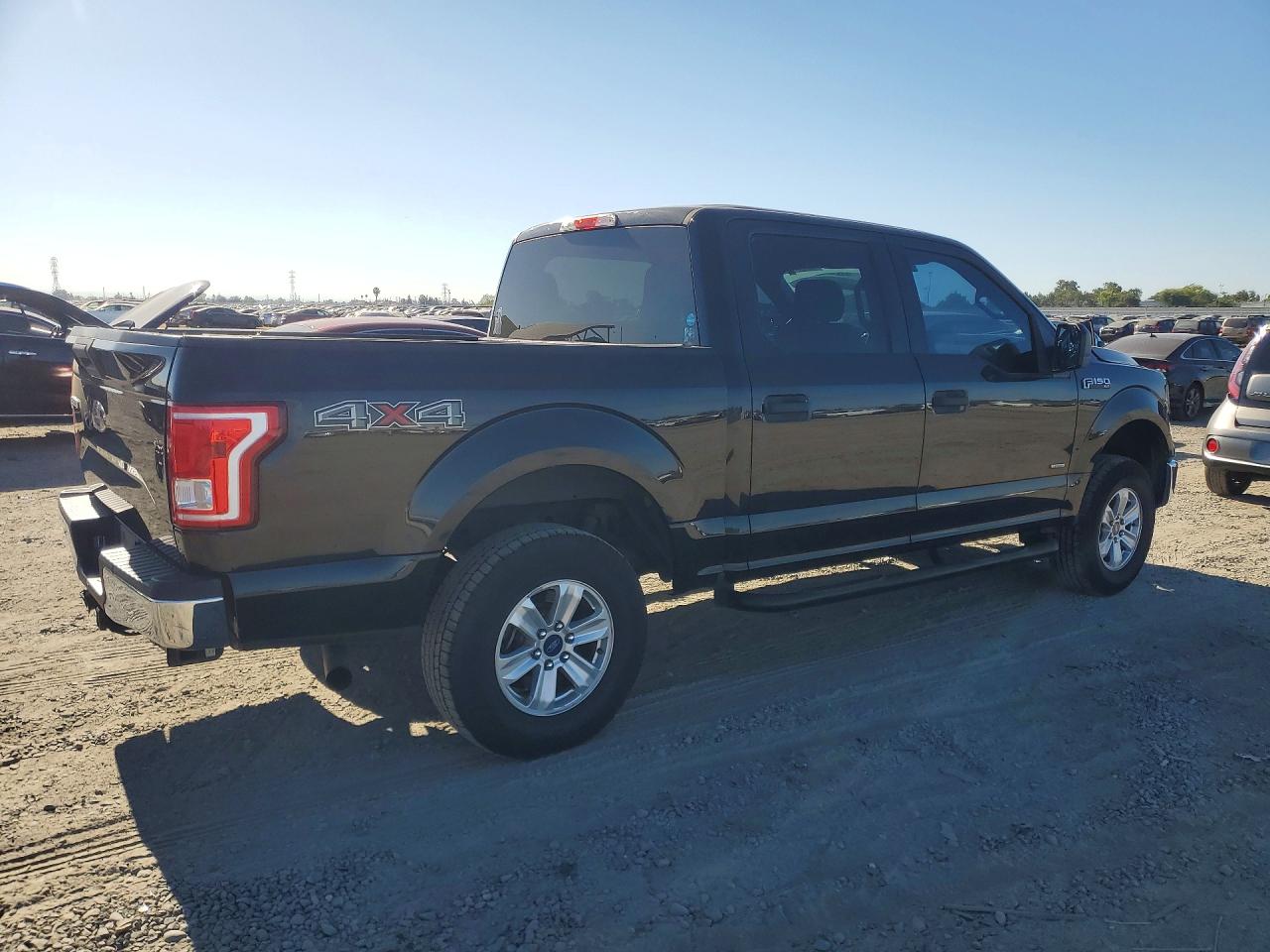 2015 Ford F150 Supercrew Black vin: 1FTEW1EGXFFA16809