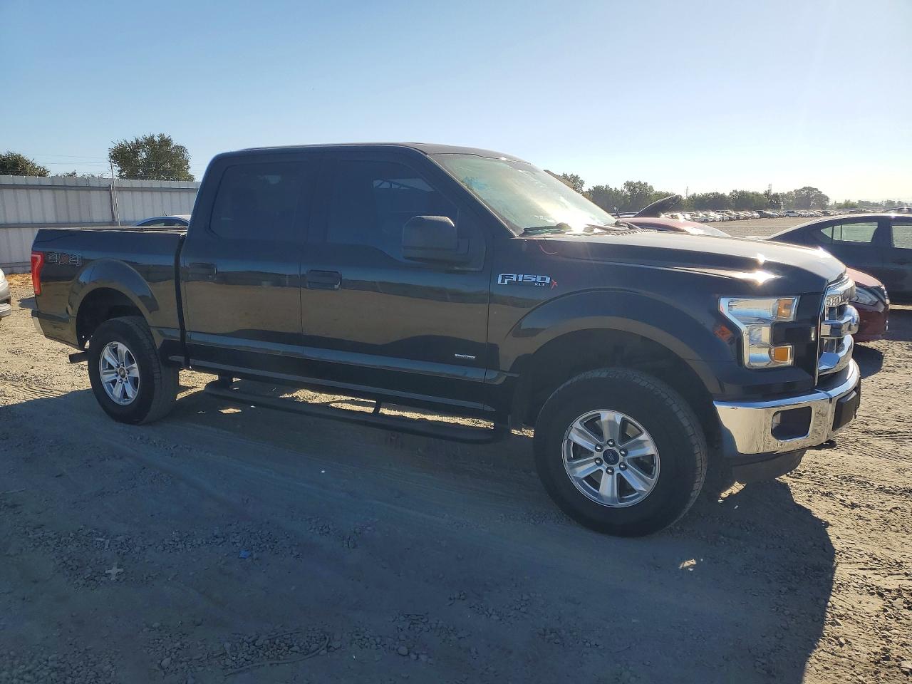 2015 Ford F150 Supercrew Black vin: 1FTEW1EGXFFA16809