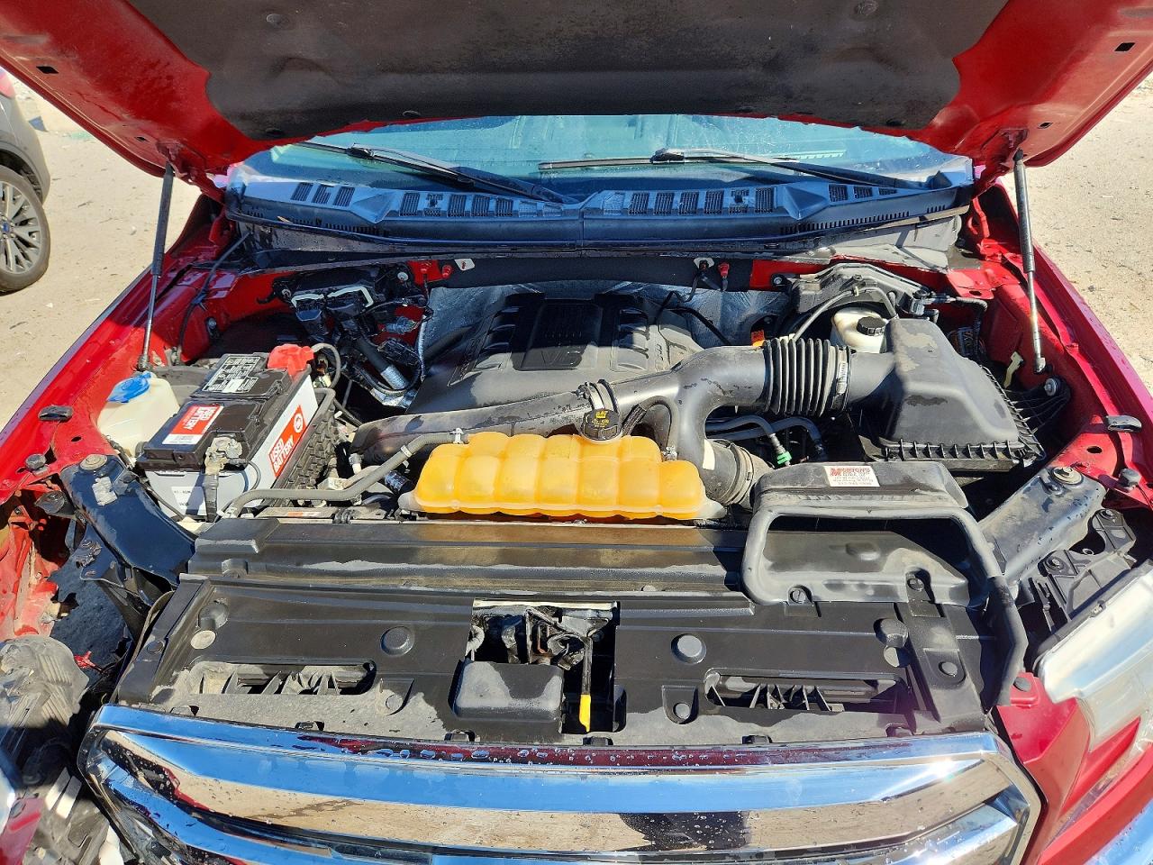 2015 Ford F150 Supercrew Red vin: 1FTEW1EGXFFA52032