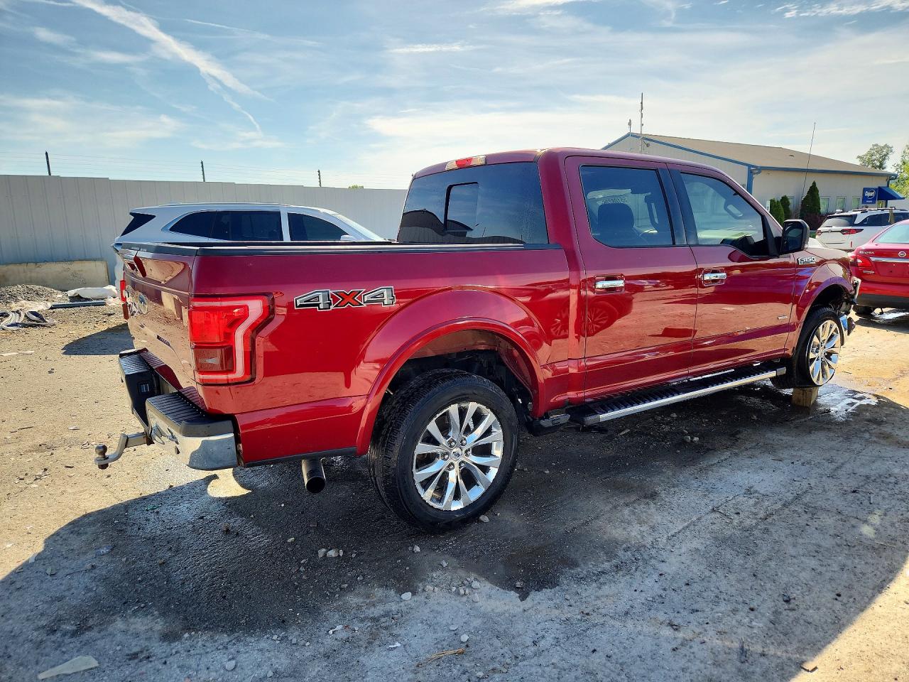 2015 Ford F150 Supercrew Red vin: 1FTEW1EGXFFA52032