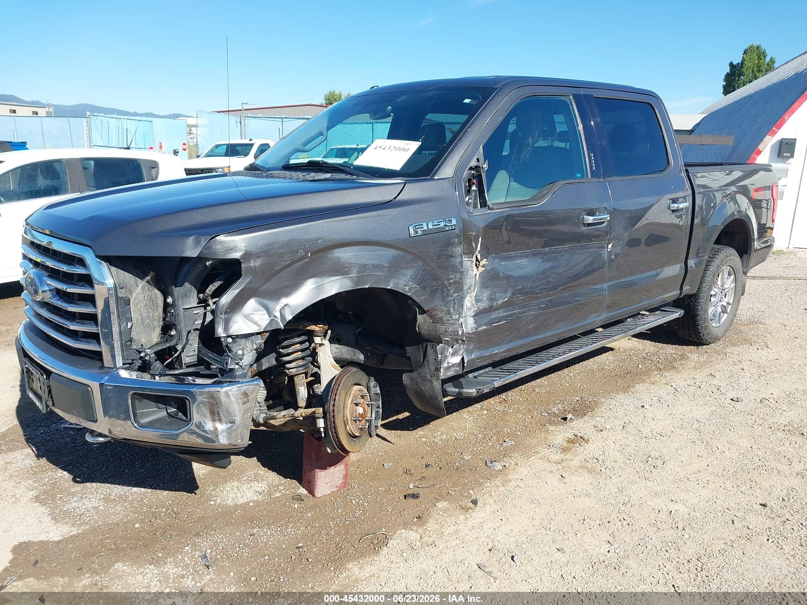 2015 Ford F-150 King Ranch/lariat/platinum/xl/xlt Gray vin: 1FTEW1EGXFFA58090
