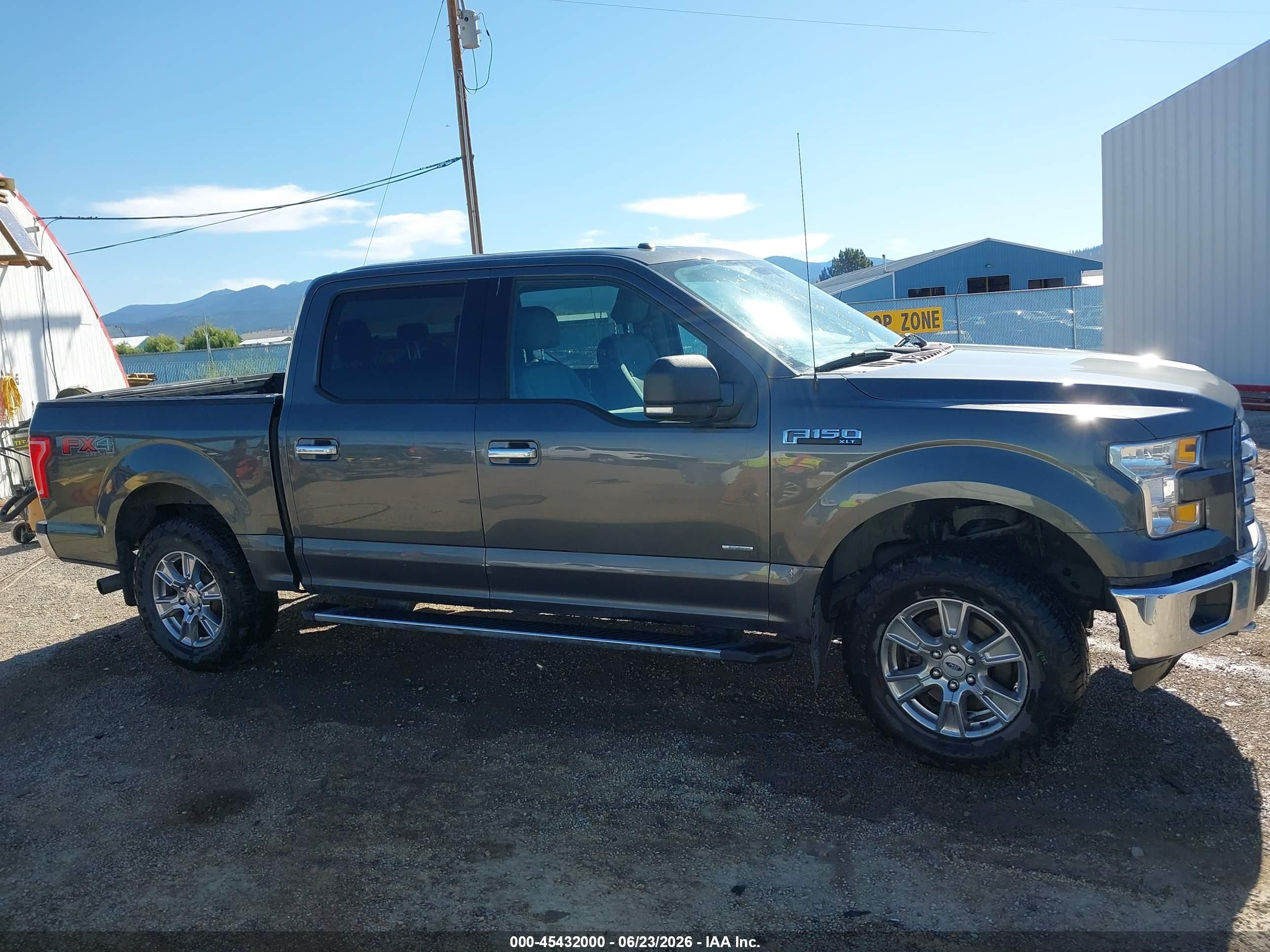 2015 Ford F-150 King Ranch/lariat/platinum/xl/xlt Gray vin: 1FTEW1EGXFFA58090