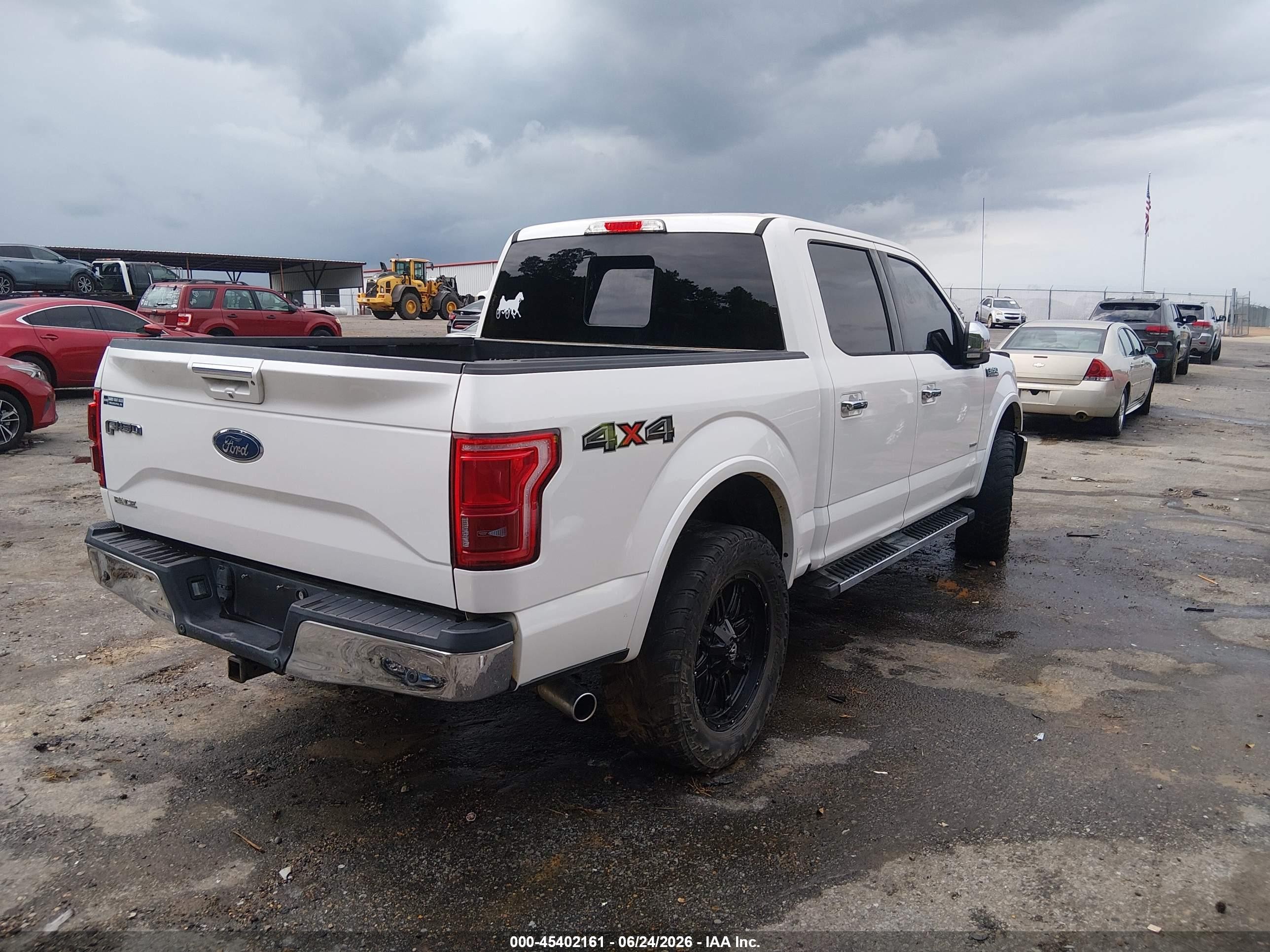 2015 Ford F-150 King Ranch/lariat/platinum/xl/xlt White vin: 1FTEW1EGXFFB47223