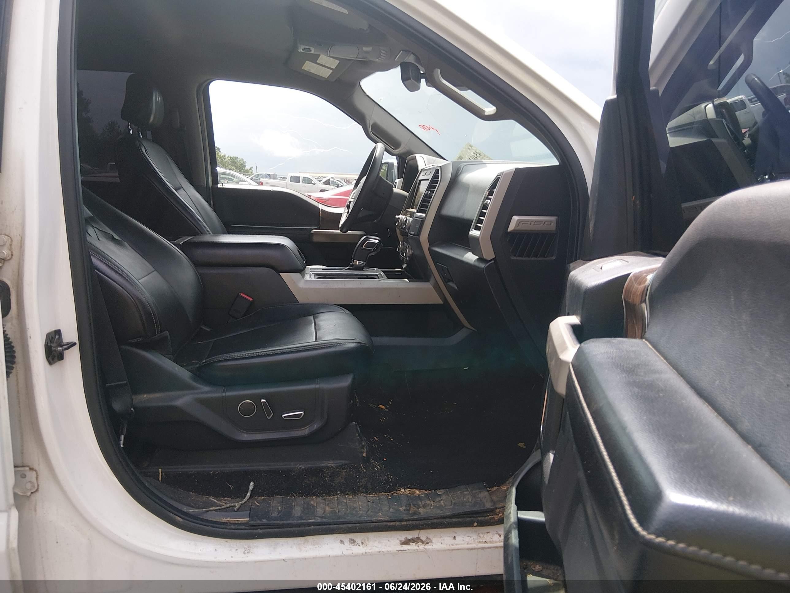 2015 Ford F-150 King Ranch/lariat/platinum/xl/xlt White vin: 1FTEW1EGXFFB47223