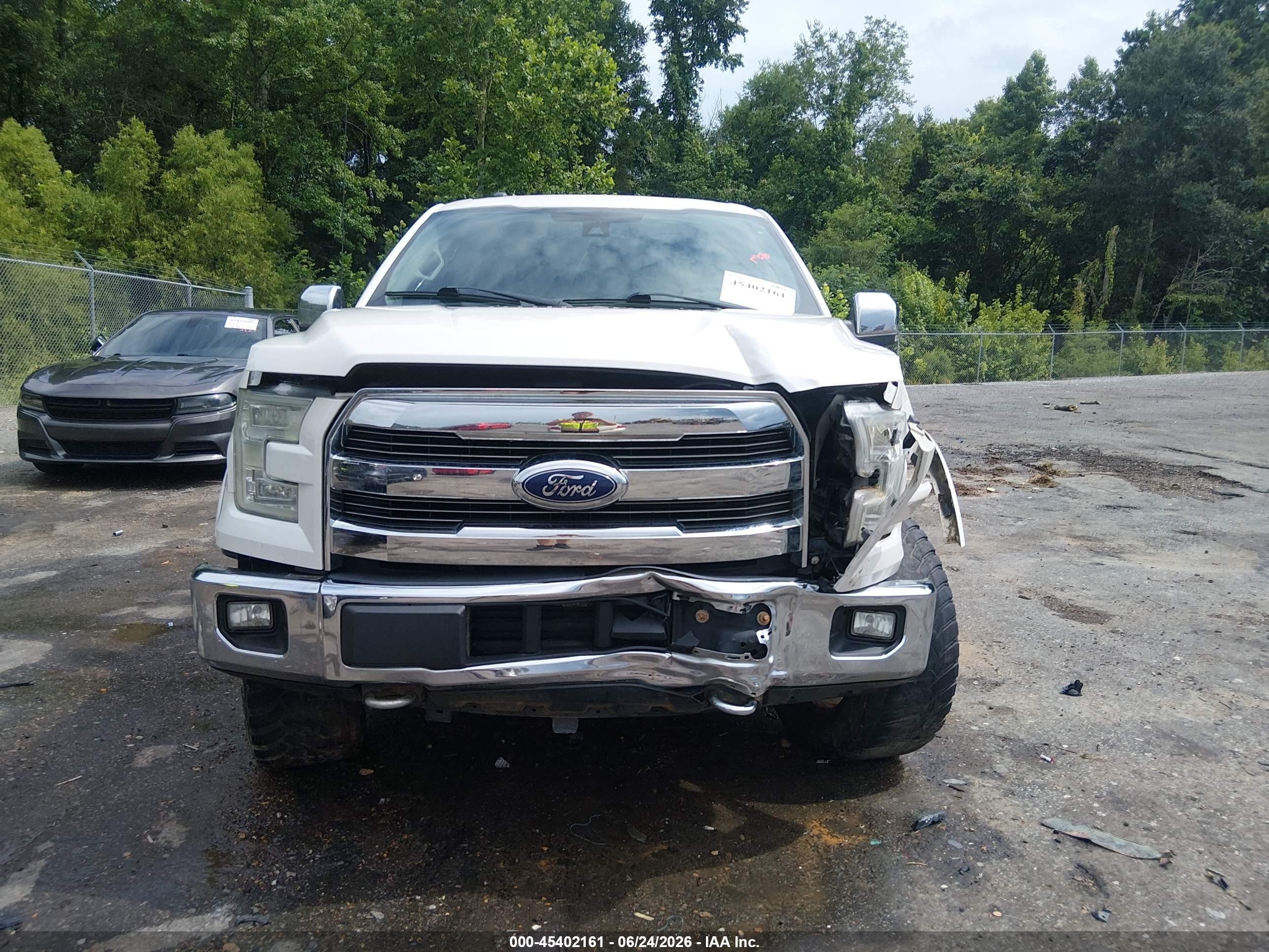 2015 Ford F-150 King Ranch/lariat/platinum/xl/xlt White vin: 1FTEW1EGXFFB47223