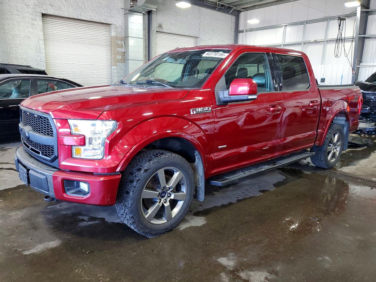 2015 Ford F150 Supercrew Красный vin: 1FTEW1EGXFFB49733