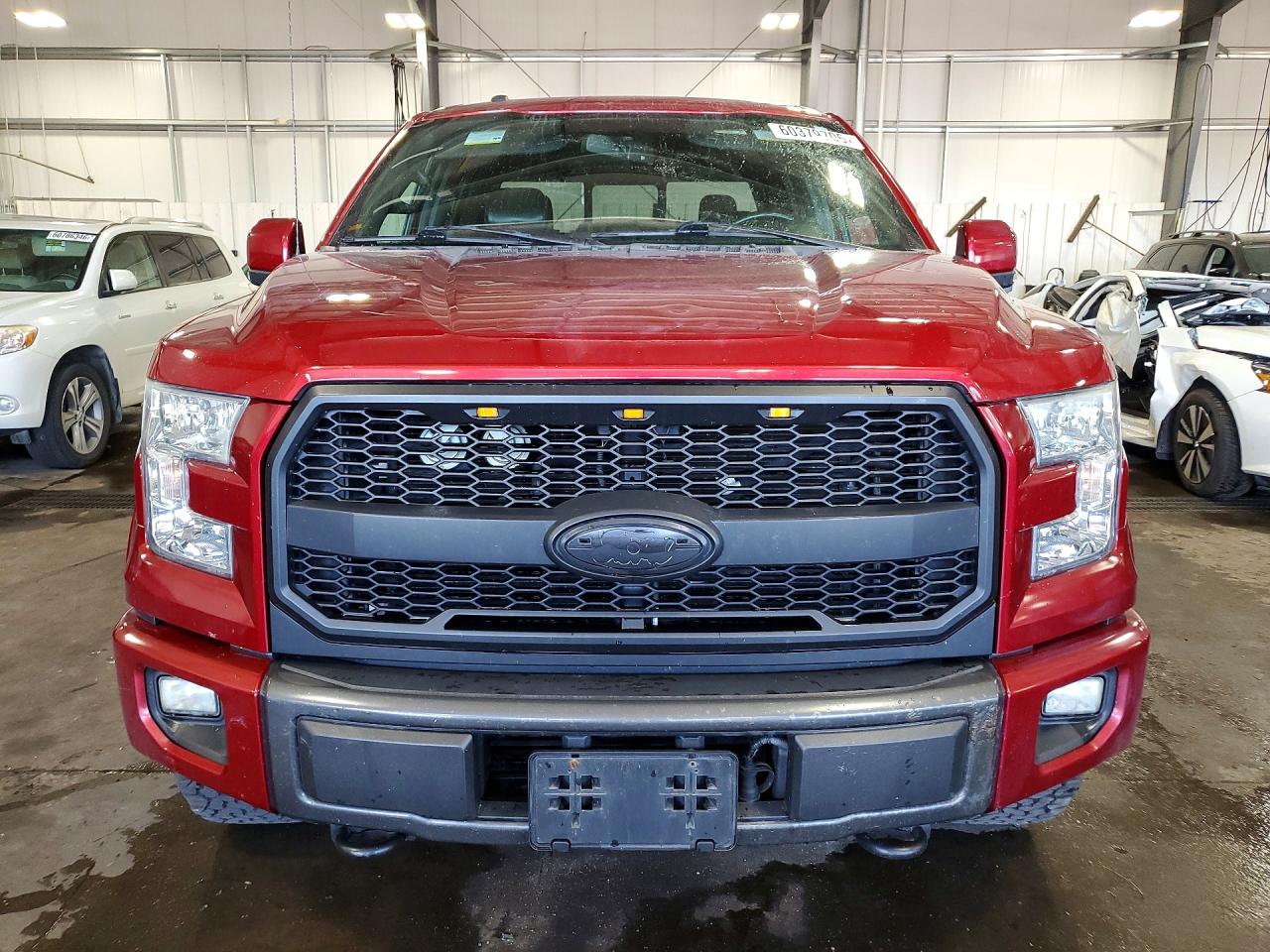 2015 Ford F150 Supercrew Red vin: 1FTEW1EGXFFB49733
