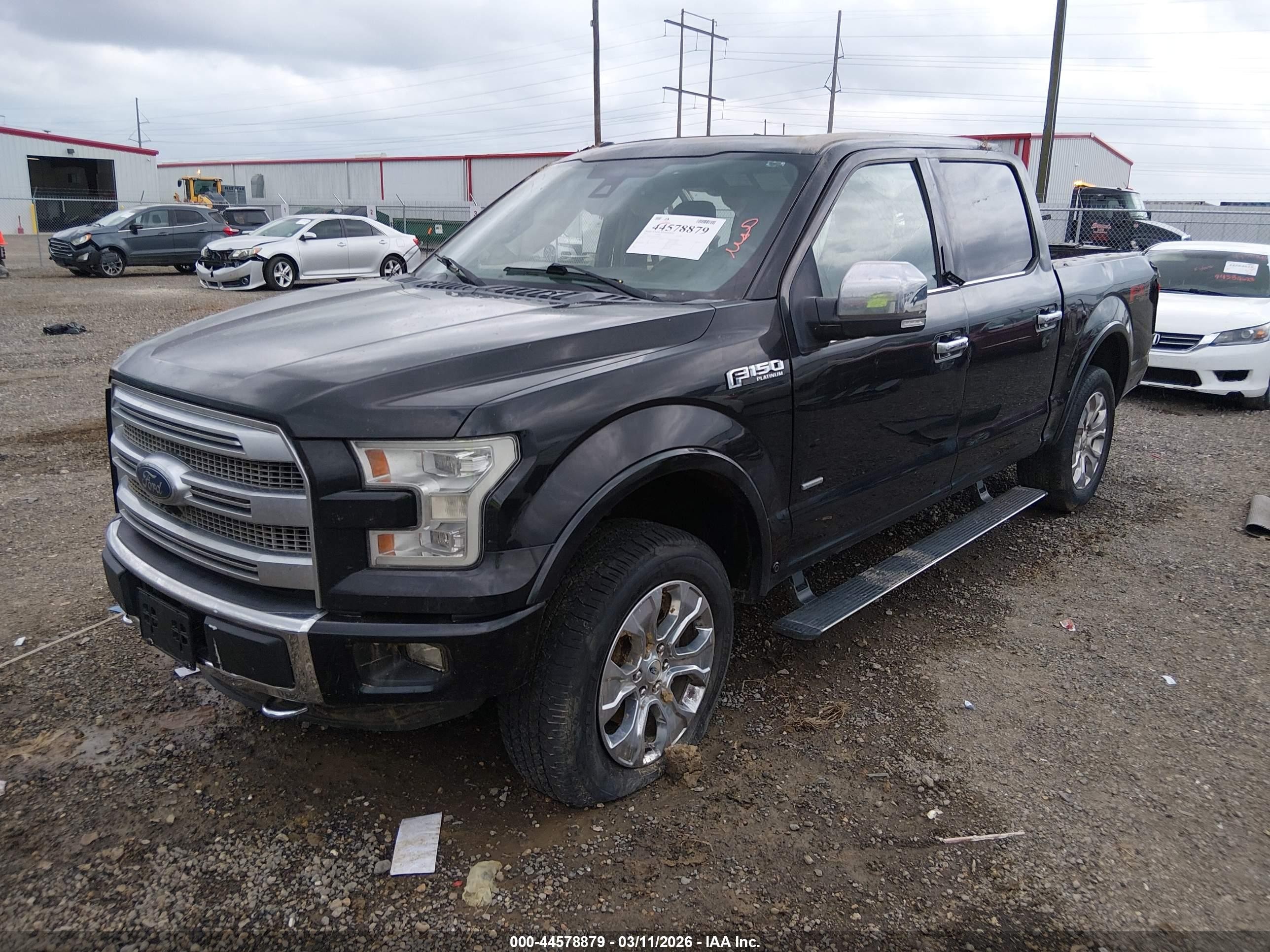 2015 Ford F-150 Platinum Black vin: 1FTEW1EGXFFB66919