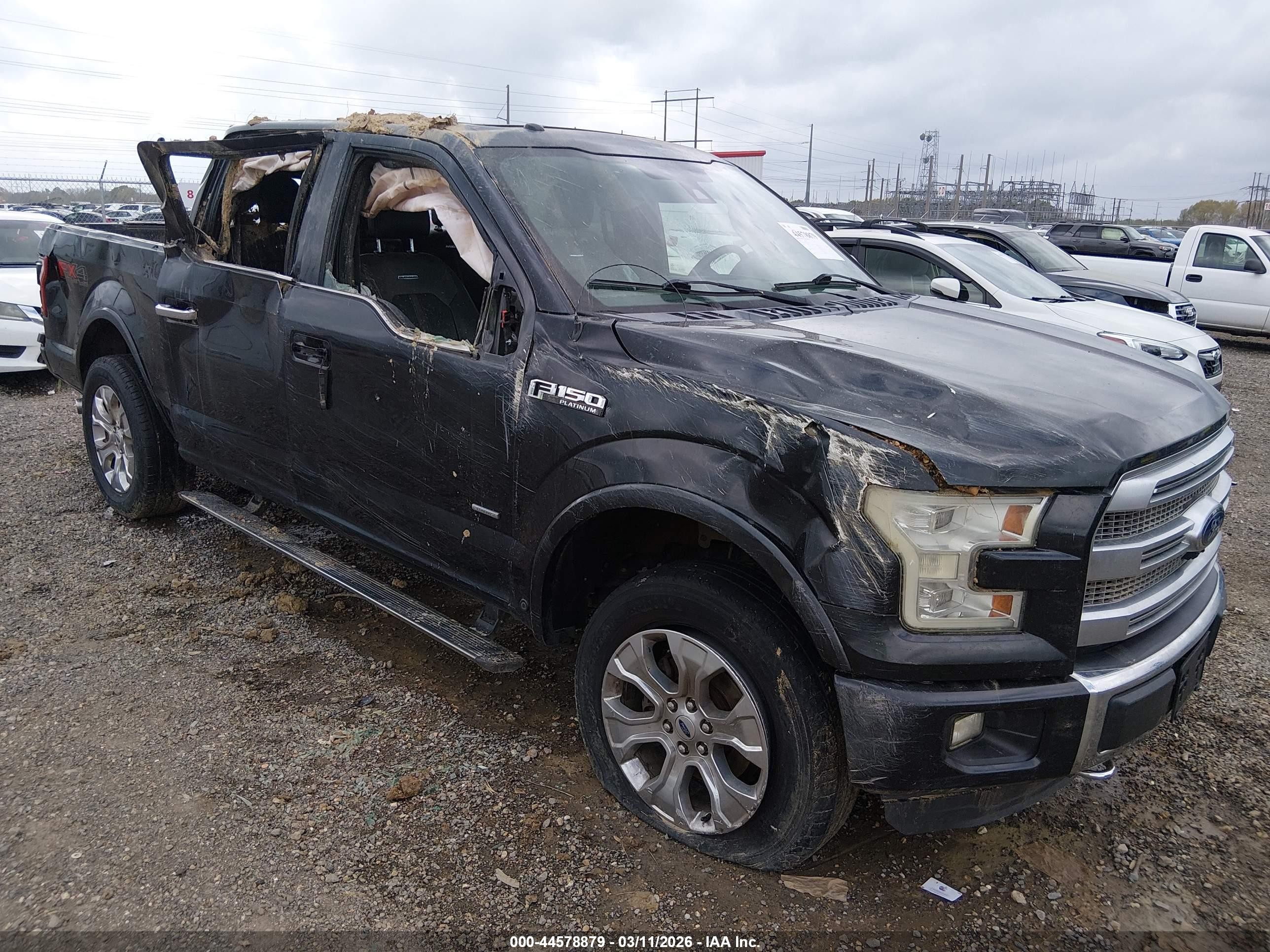 2015 Ford F-150 Platinum Black vin: 1FTEW1EGXFFB66919