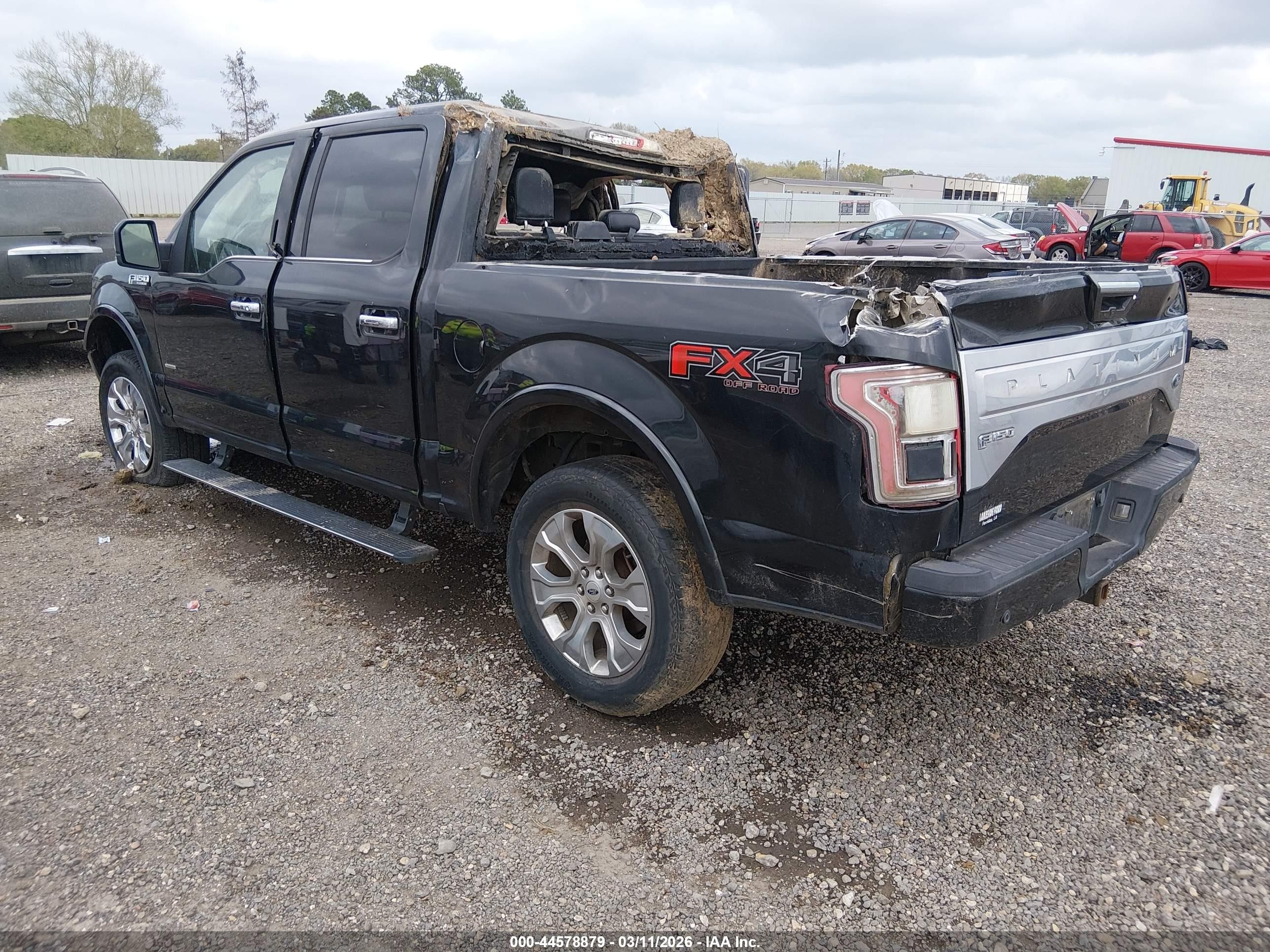 2015 Ford F-150 Platinum Black vin: 1FTEW1EGXFFB66919
