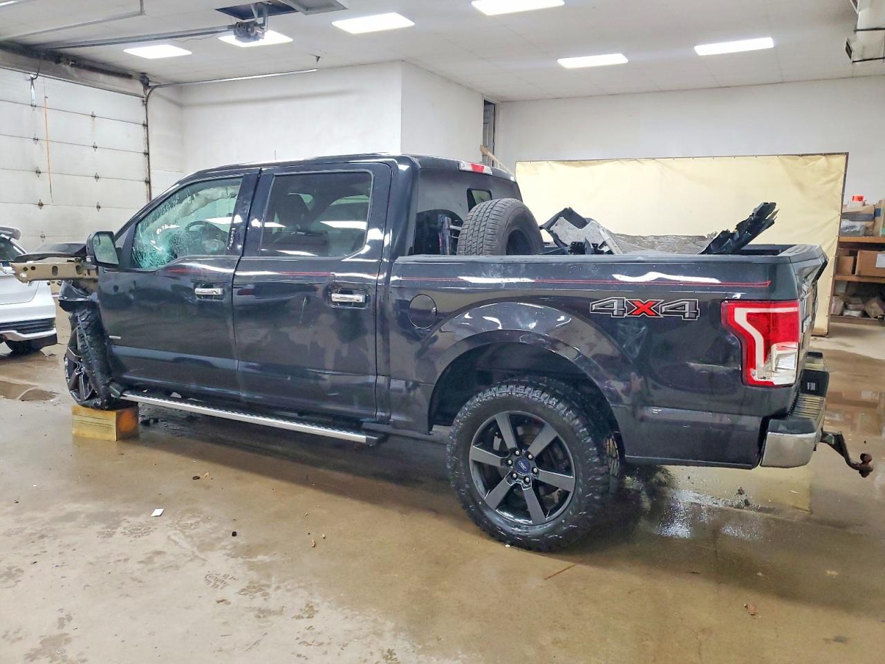 2015 Ford F150 Supercrew Black vin: 1FTEW1EGXFFB69139