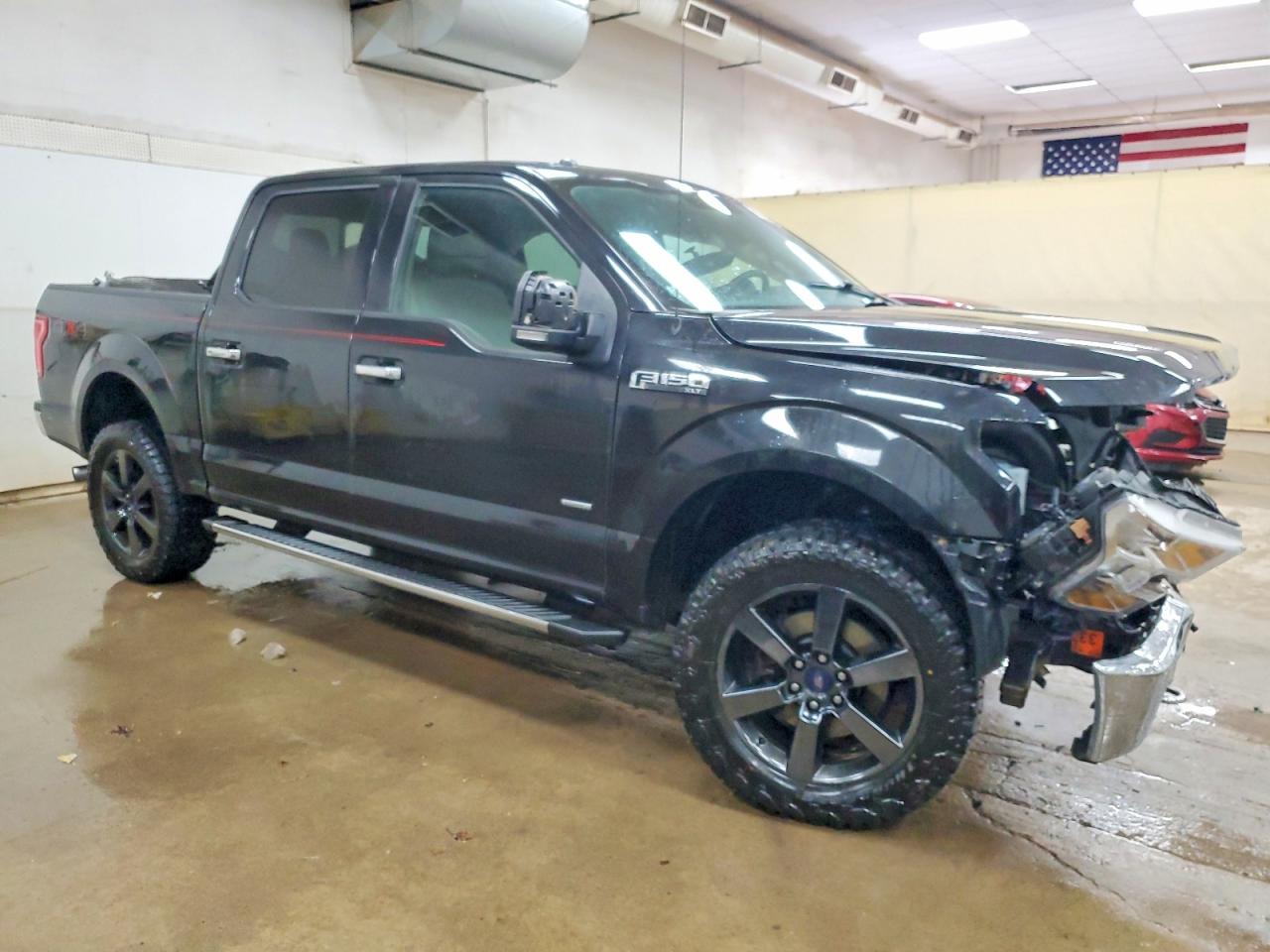 2015 Ford F150 Supercrew Black vin: 1FTEW1EGXFFB69139